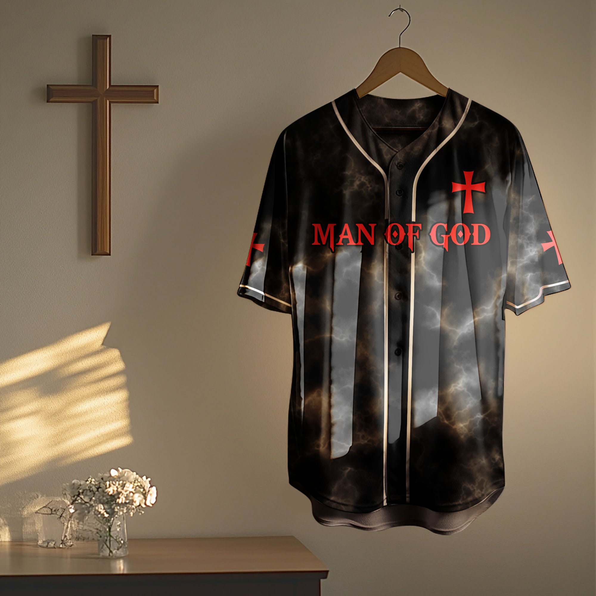 “Faithborn” Baseball Jersey & Hat Bundle