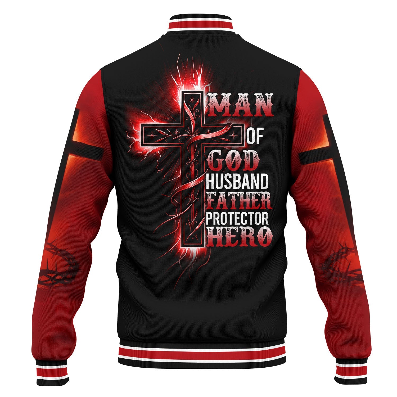 Man Of God Baseball Jacket