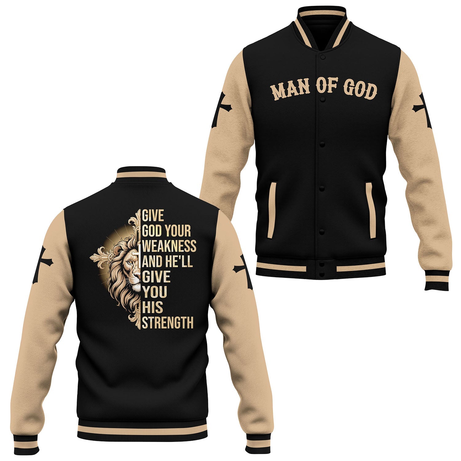 Rooted Strength Baseball Jacket