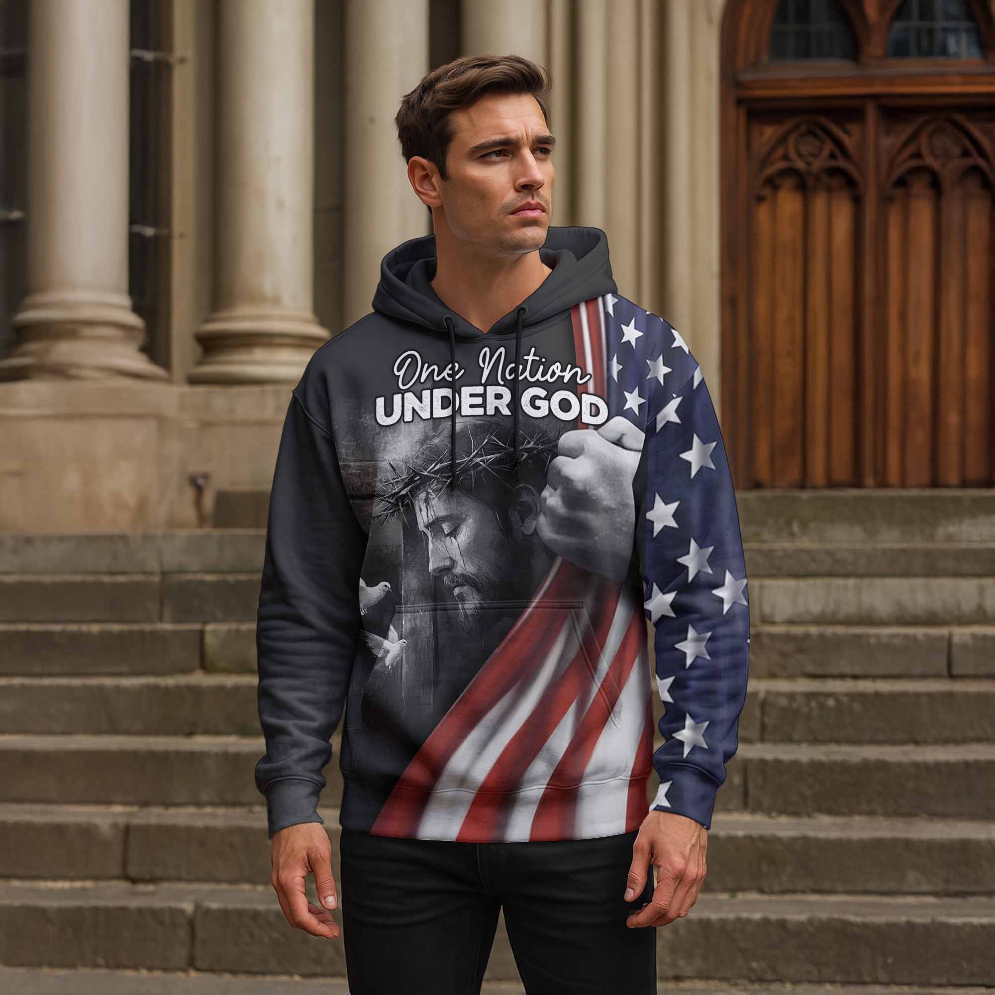 “Blessed Nation” Hoodie & Jogger Set