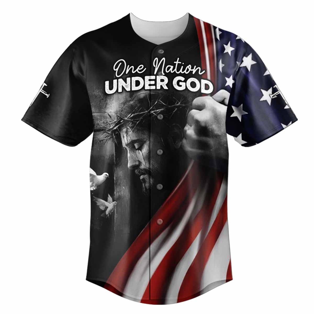“Blessed Nation” Baseball Jersey  & Hat Bundle