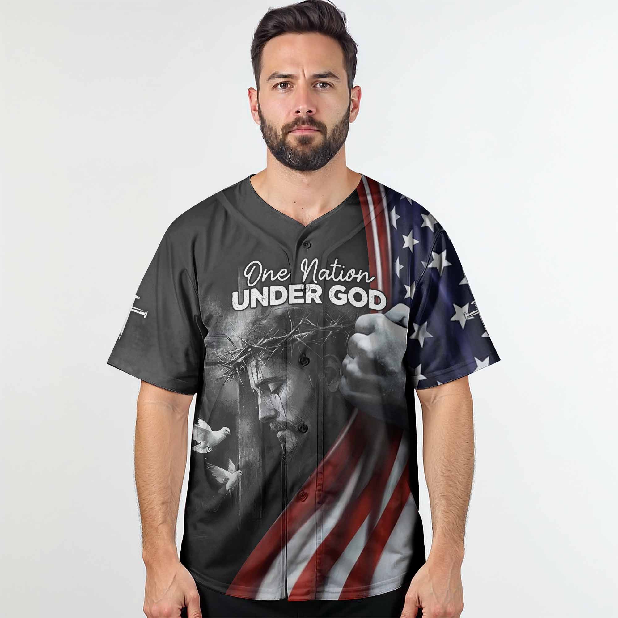 “Blessed Nation” Baseball Jersey  & Hat Bundle