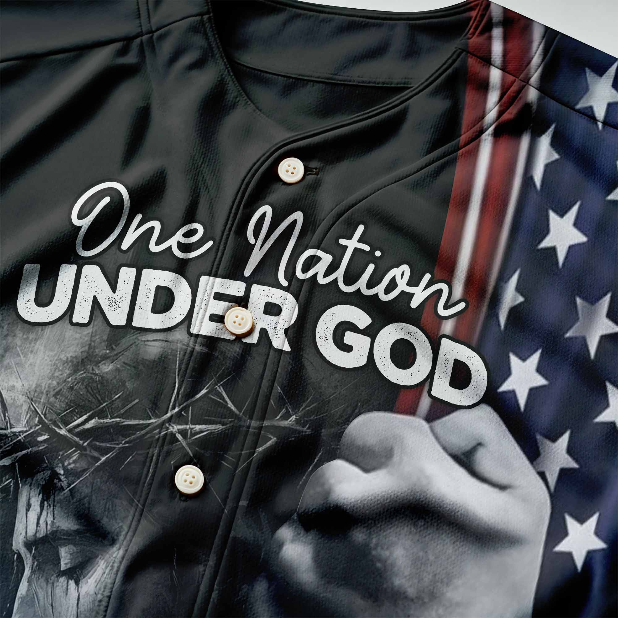 “Blessed Nation” Baseball Jersey  & Hat Bundle