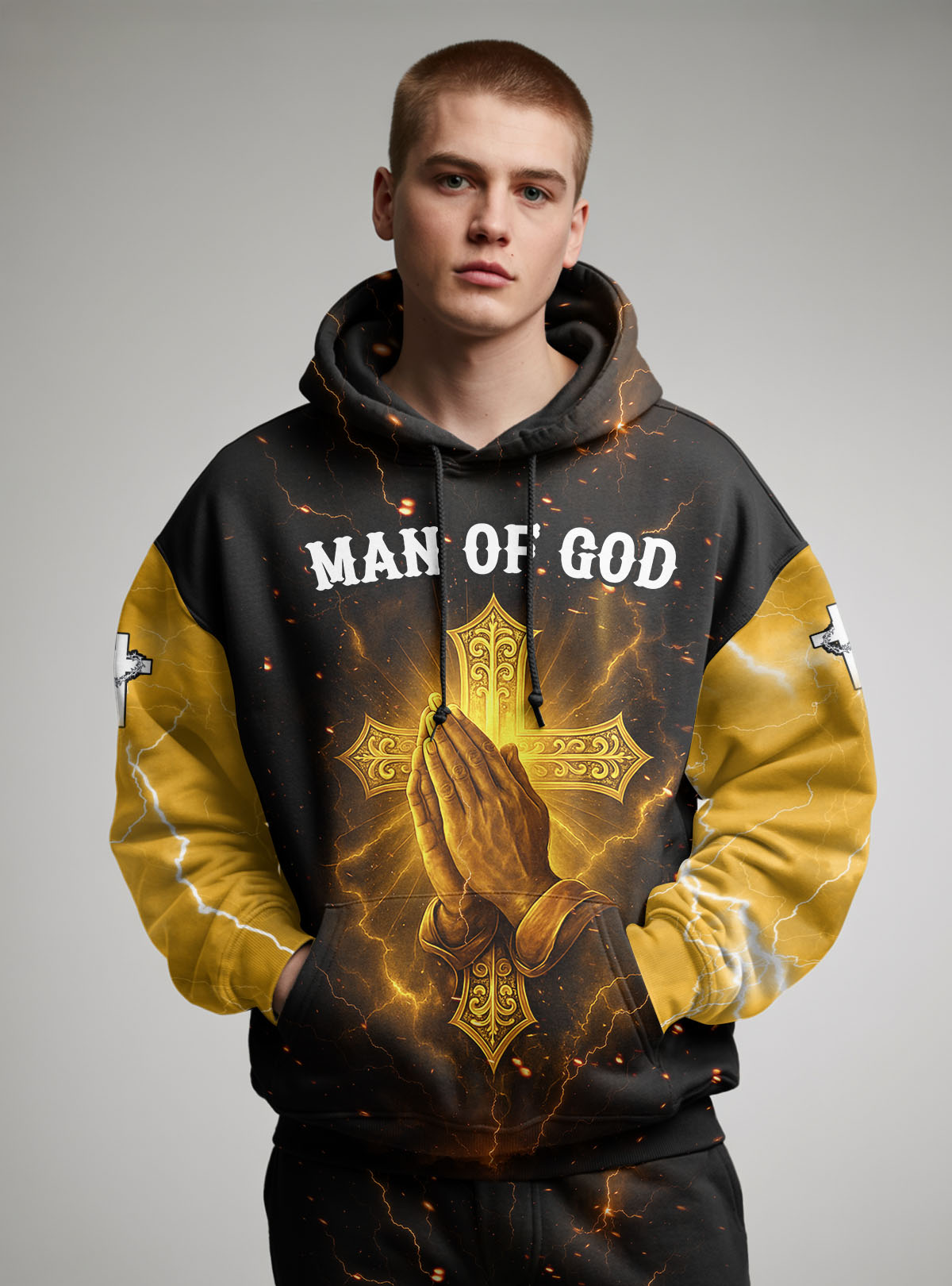“Through Christ” Hoodie & Jogger Set