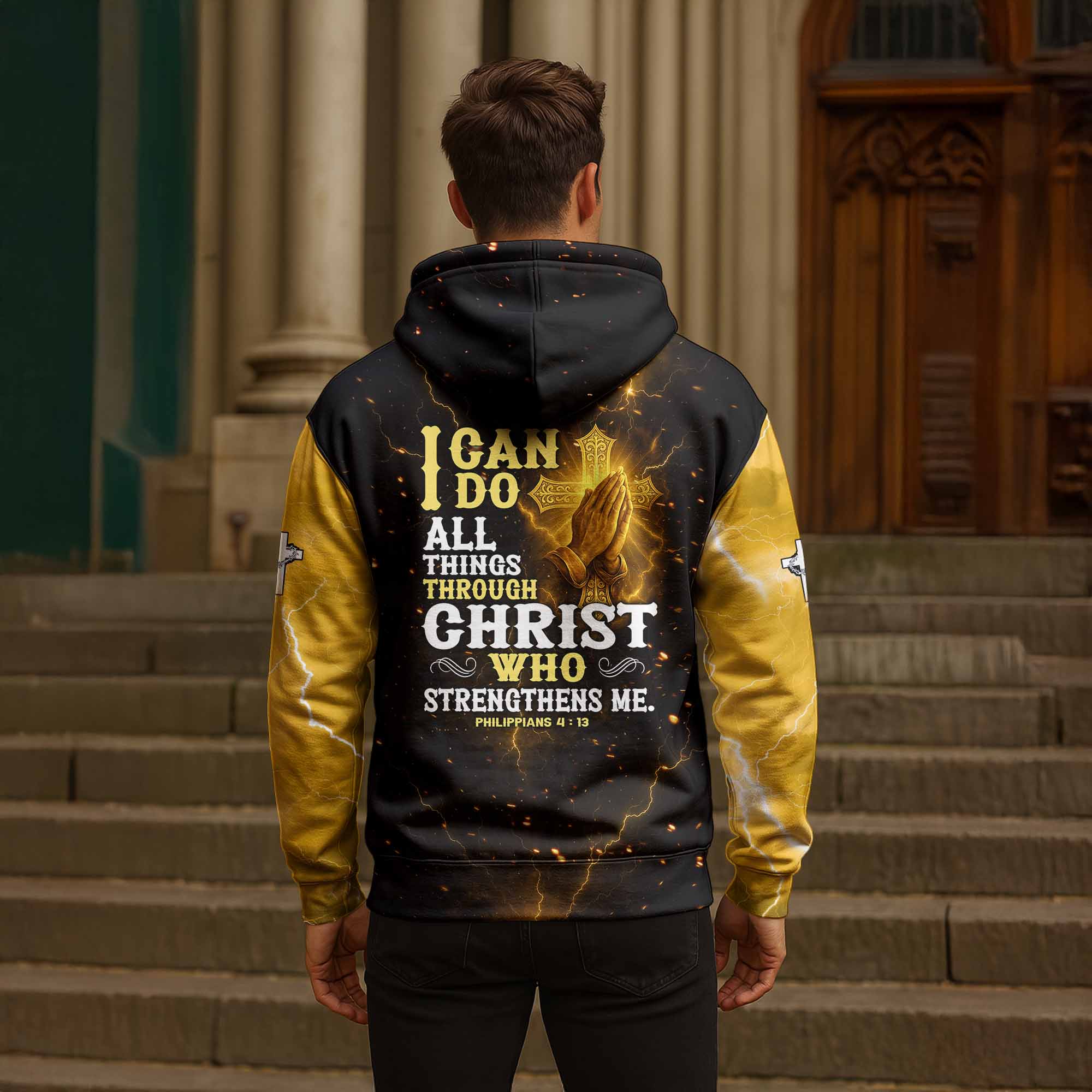 “Through Christ” Hoodie & Jogger Set