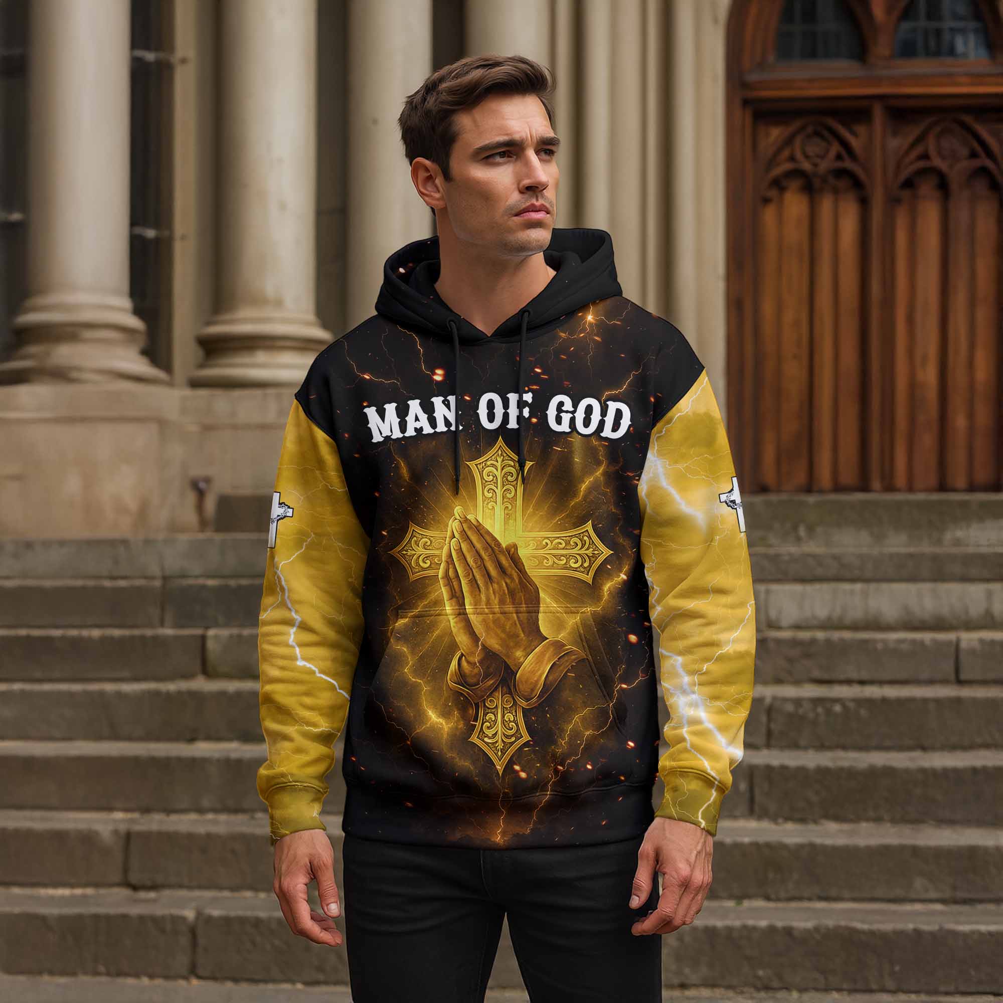 “Through Christ” Hoodie & Jogger Set