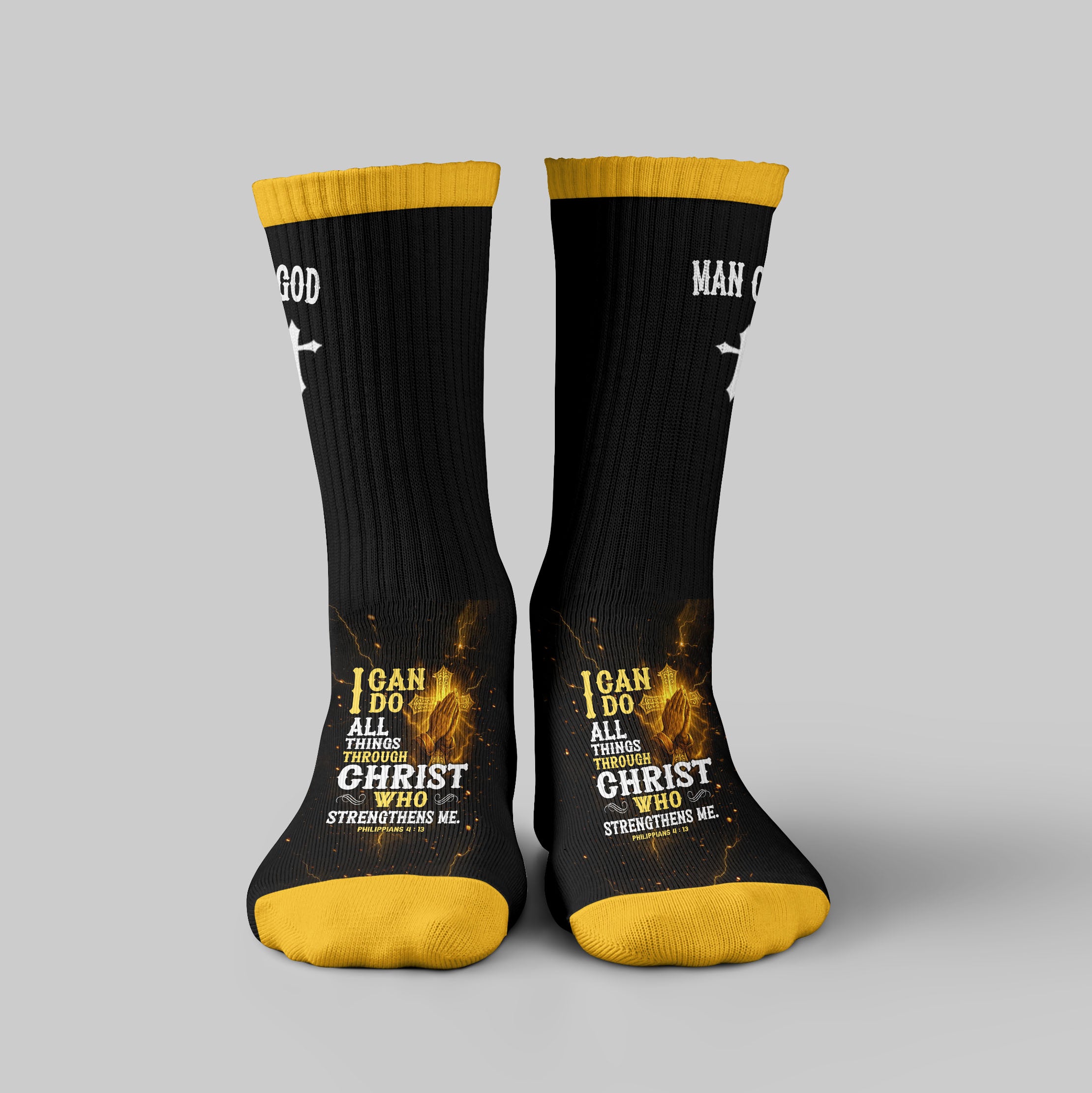 “Through Christ” Hoodie & Socks Set