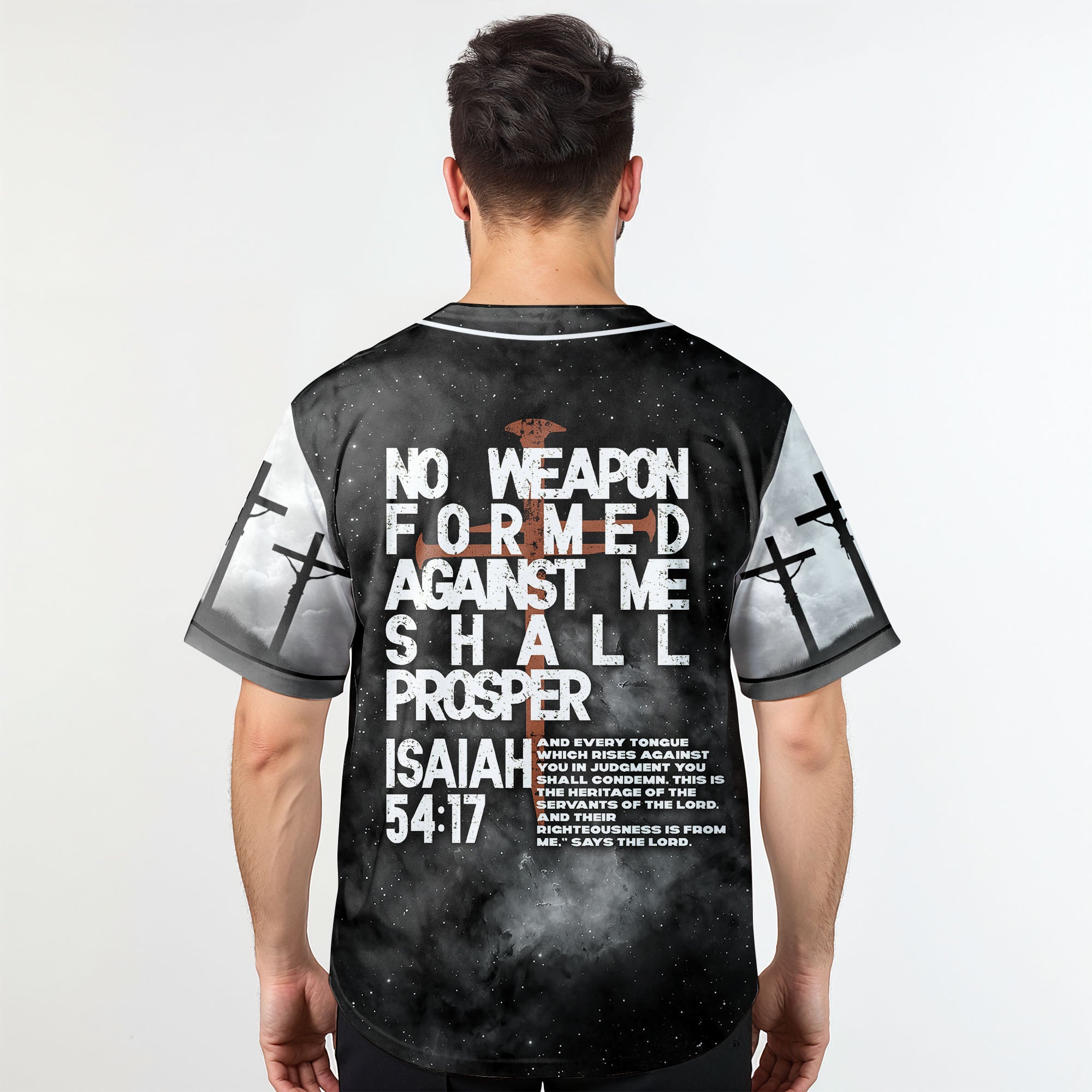 No Weapon Christian Baseball Jersey