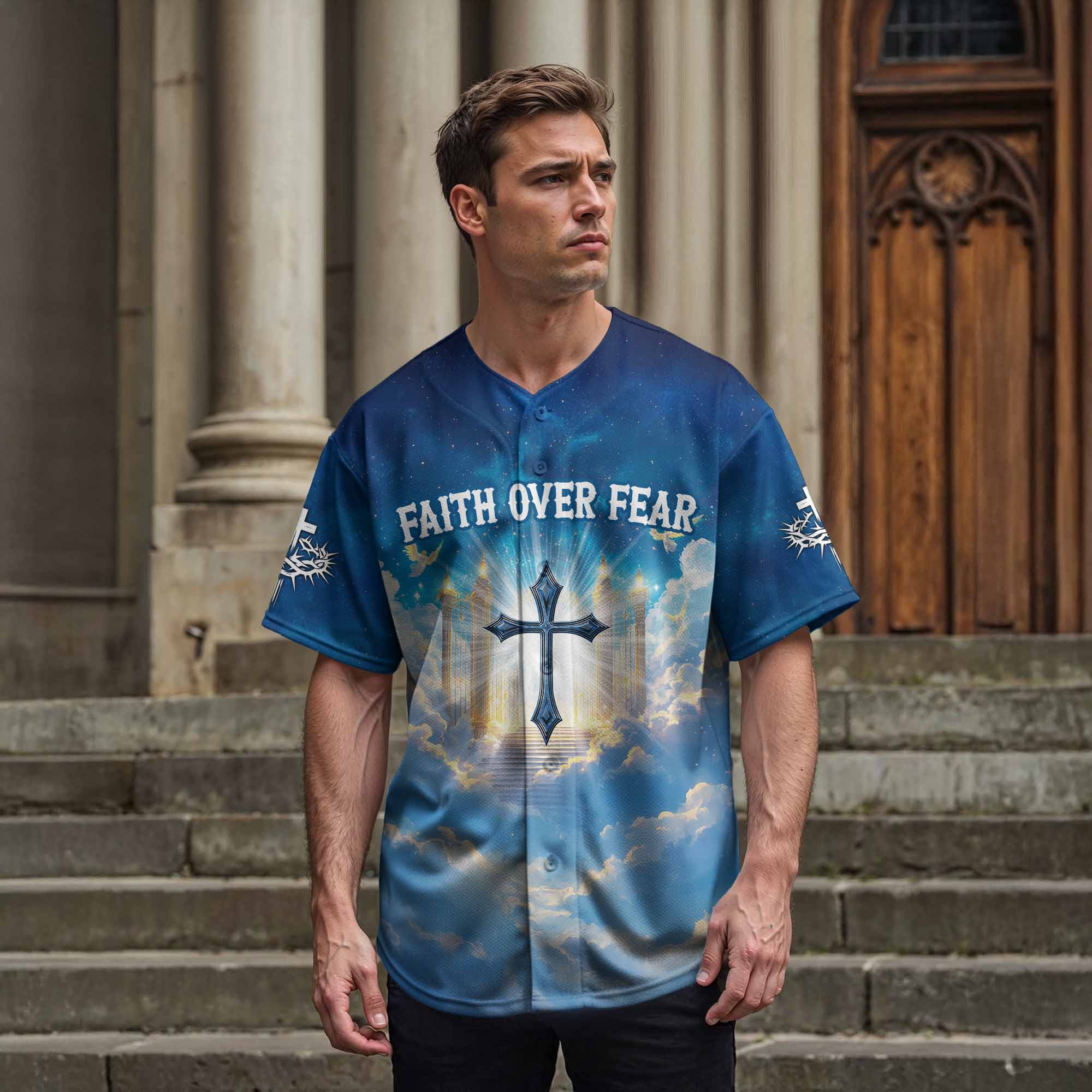 “Heaven’s Gate” Baseball Jersey & Hat Bundle