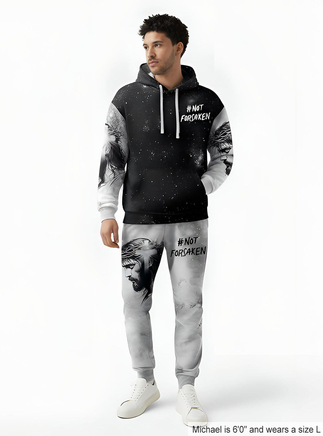 Not Forsaken Christian Hoodie & Jogger Set