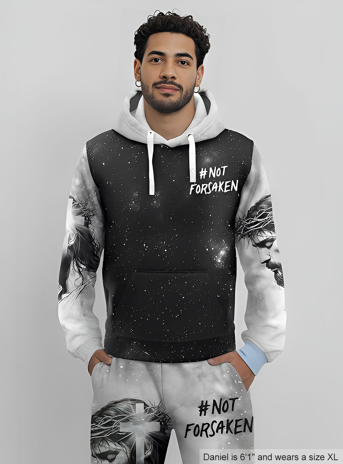 Not Forsaken Christian Hoodie & Jogger Set