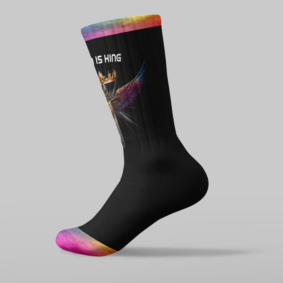 Christ Is King Christian Socks