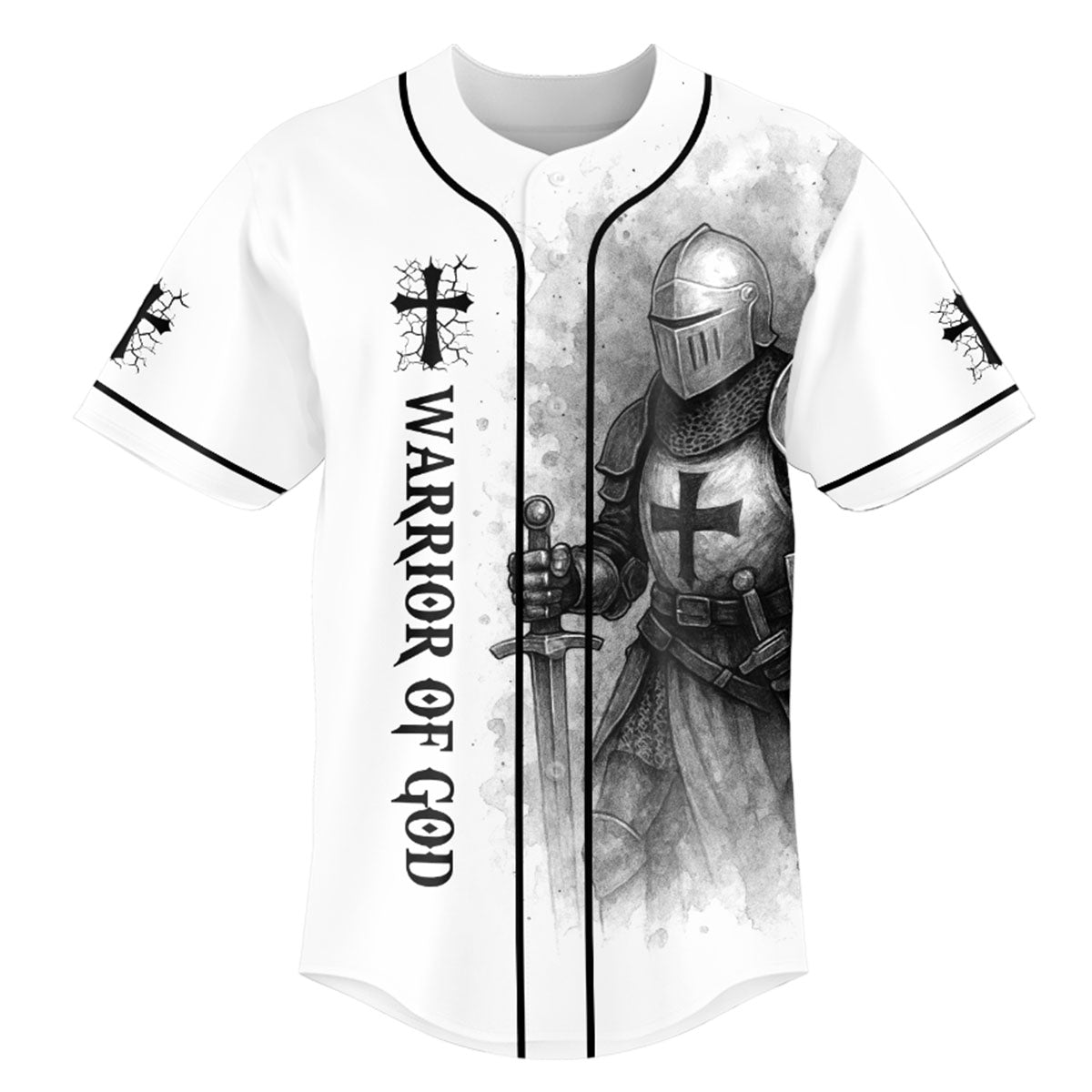 “Warrior of Christ” Baseball Jersey & Hat Bundle