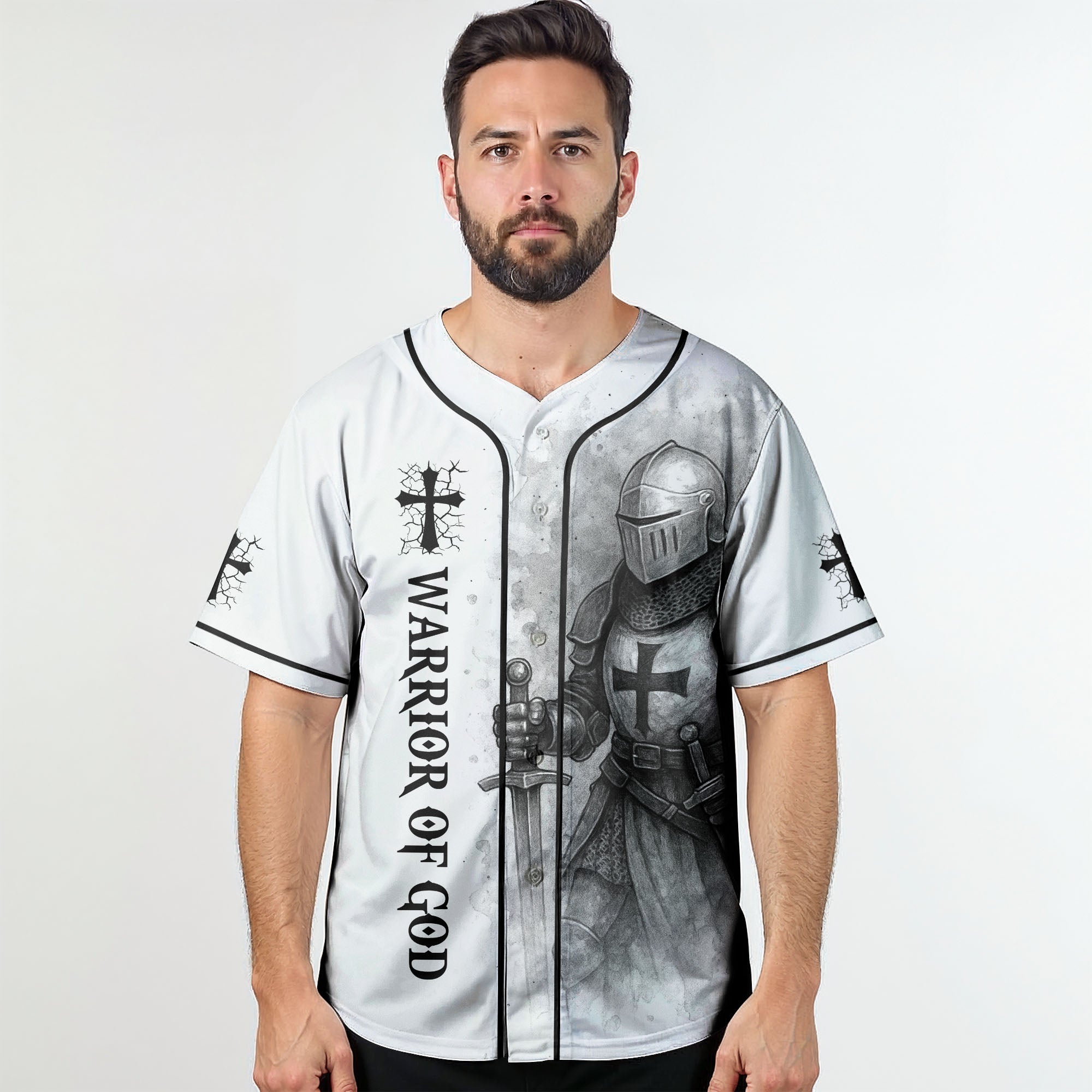 “Warrior of Christ” Baseball Jersey & Hat Bundle