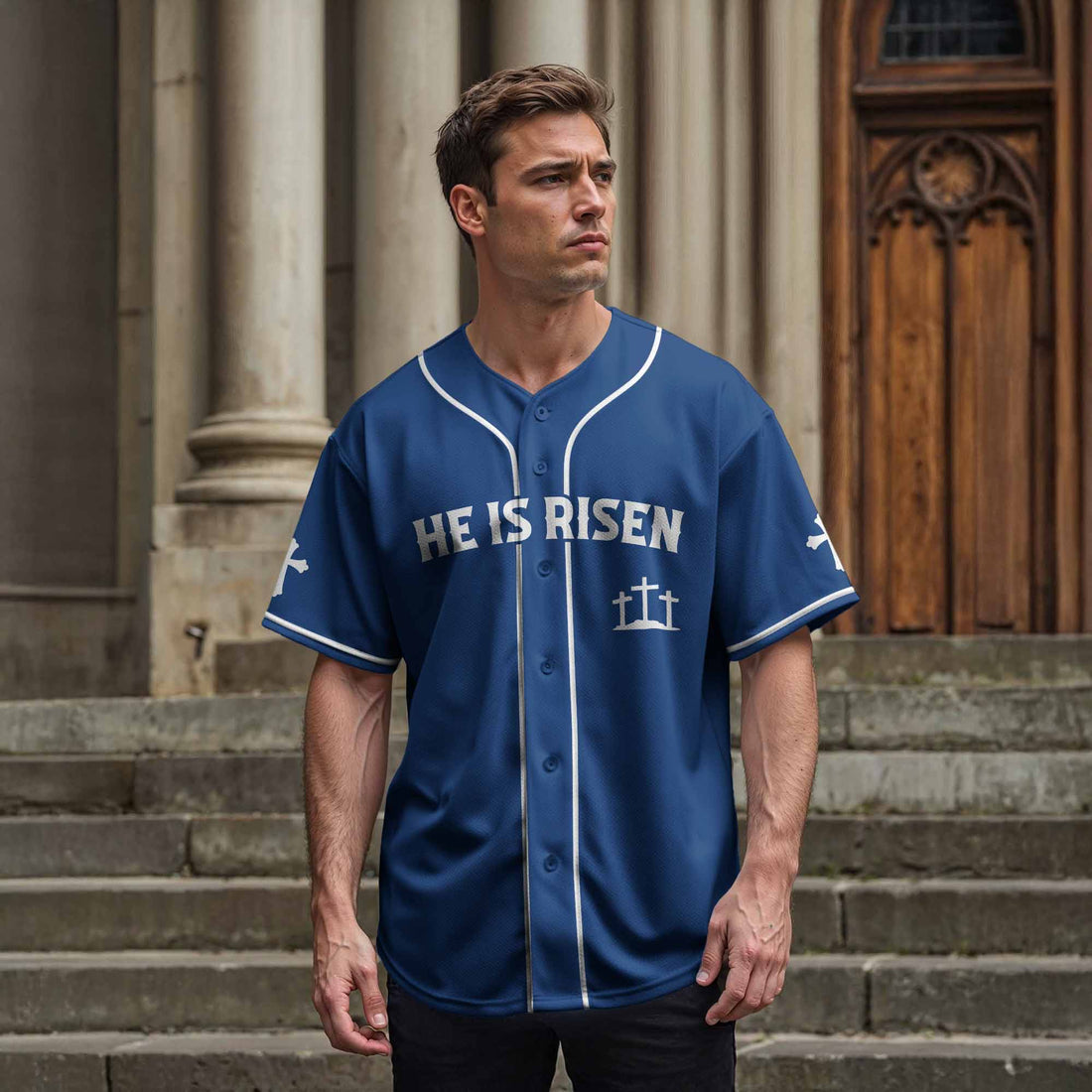 “Risen Life” Baseball Jersey  & Hat Bundle
