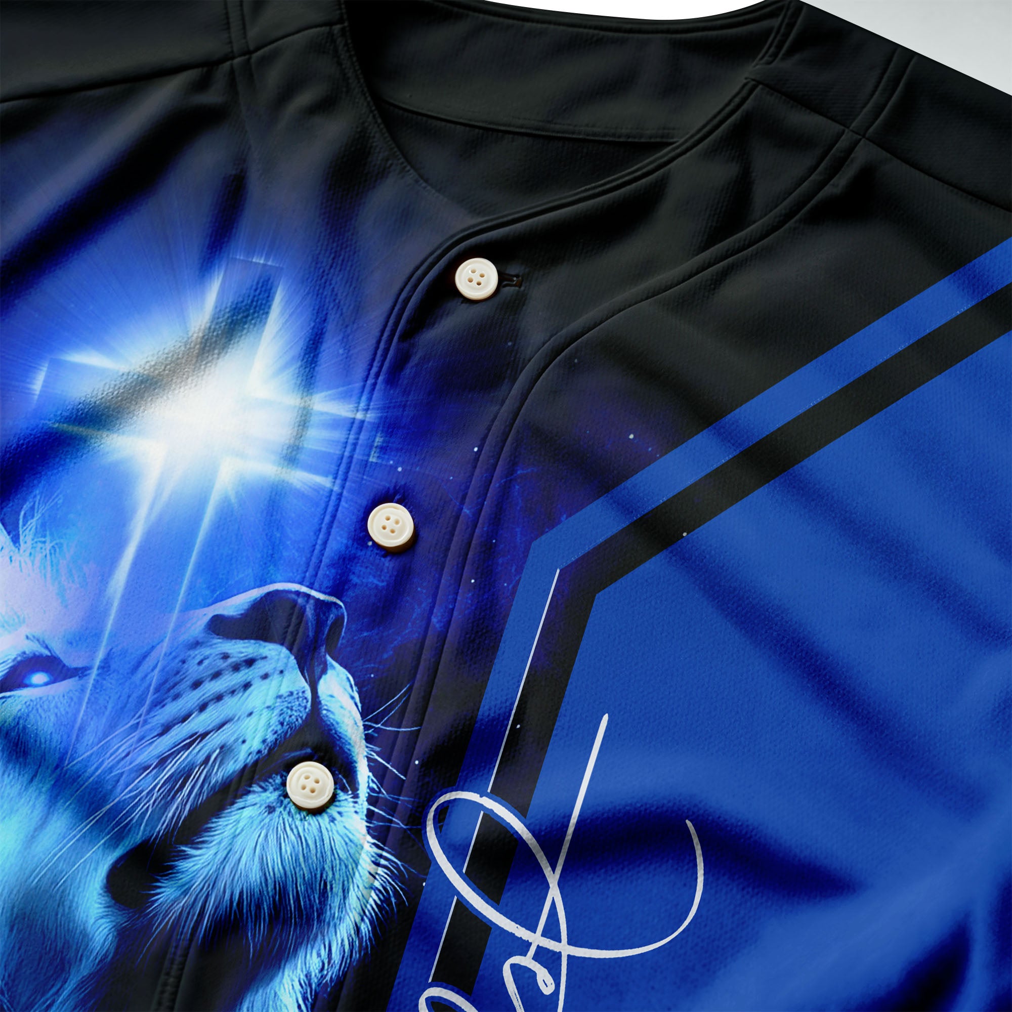 The Heavens Are Roaring The Praise of His Glory Baseball Jersey