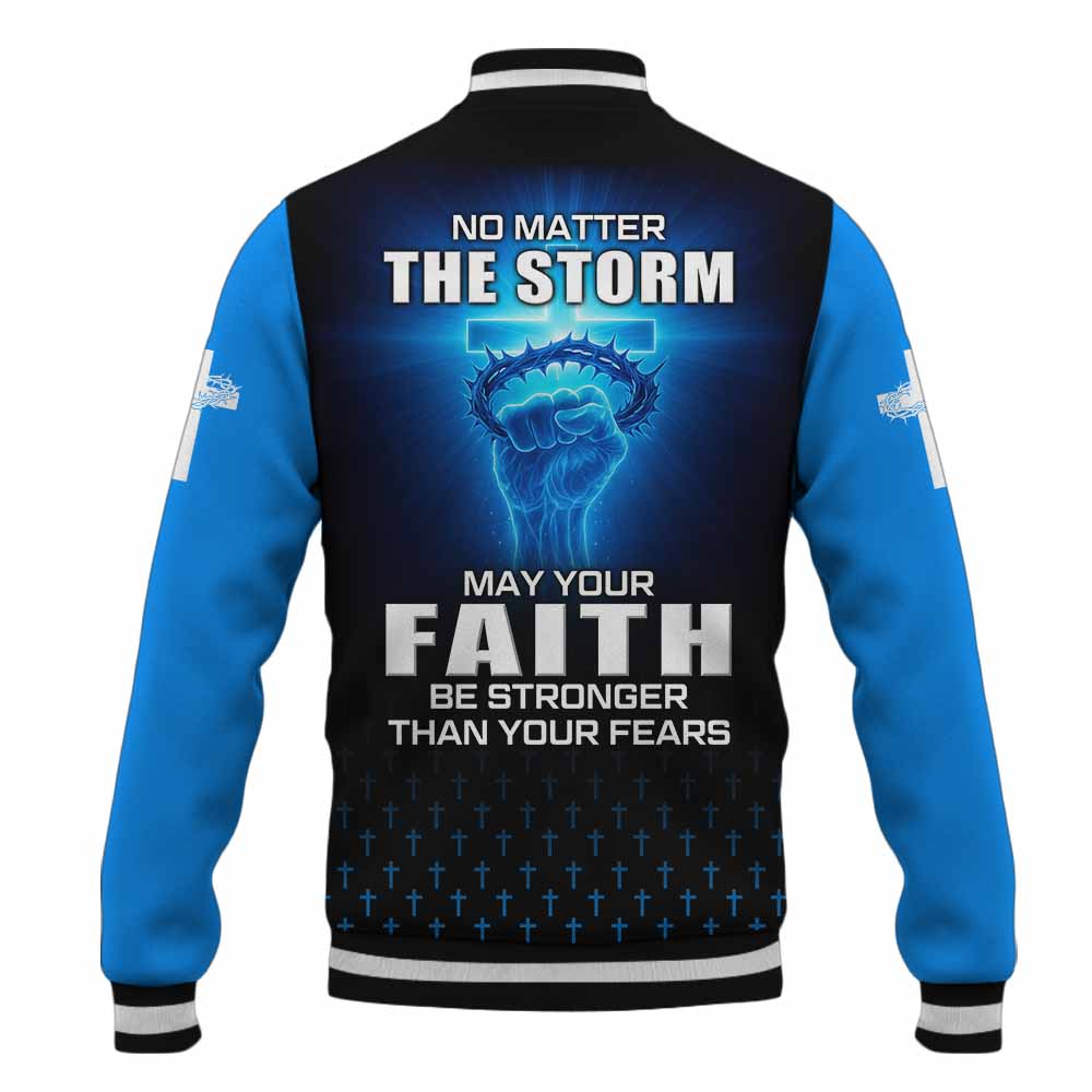 “Unshaken” Baseball Jacket