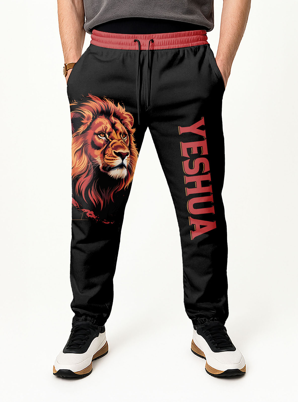 Yeshua Is King Christian Joggers