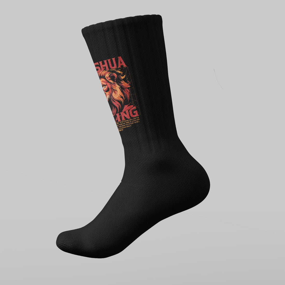 Yeshua Is King Christian Socks