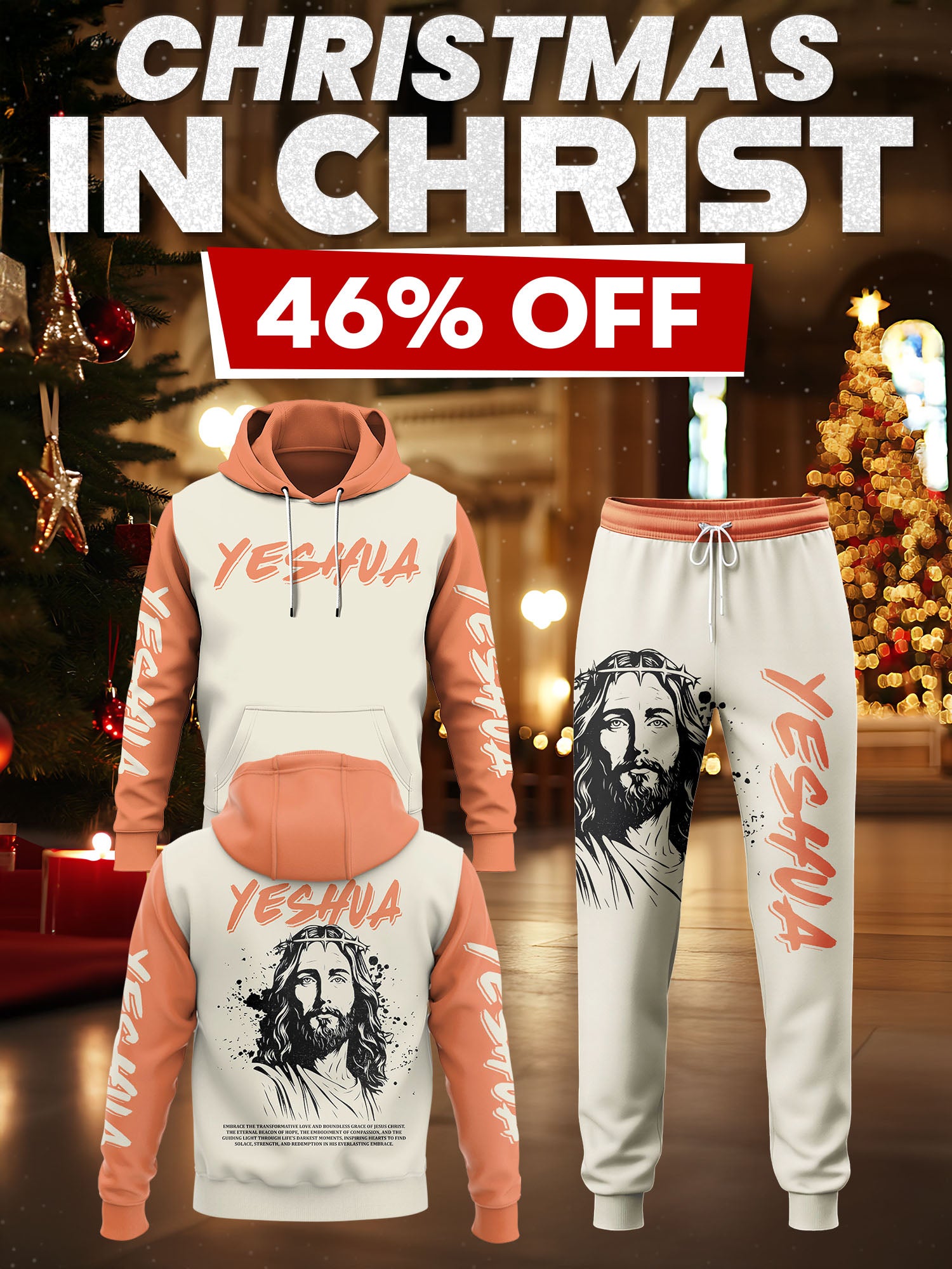 YESHUA Clay Hoodie & Jogger Set