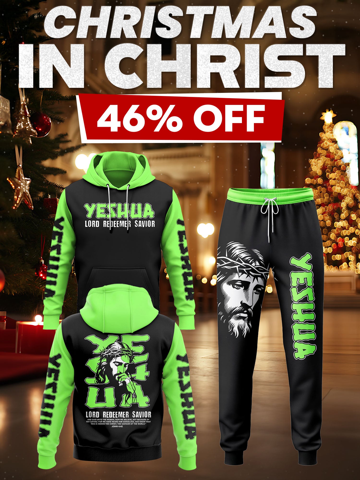 YESHUA Volt Hoodie & Jogger Set
