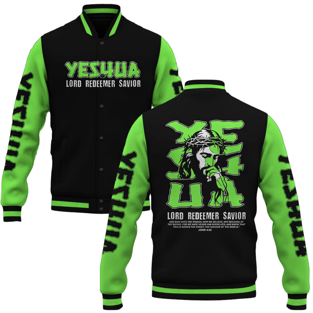 Lord Redeemer Savior Baseball Jacket