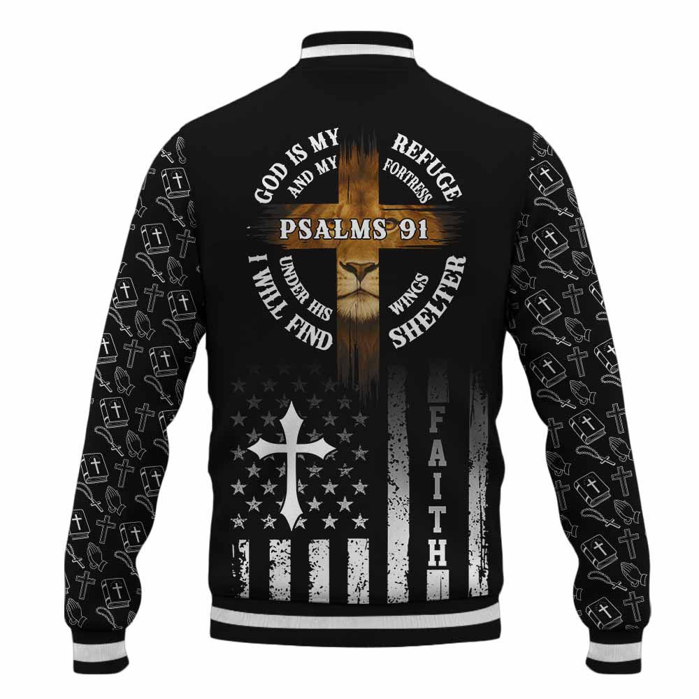 “Refuge” Baseball Jacket