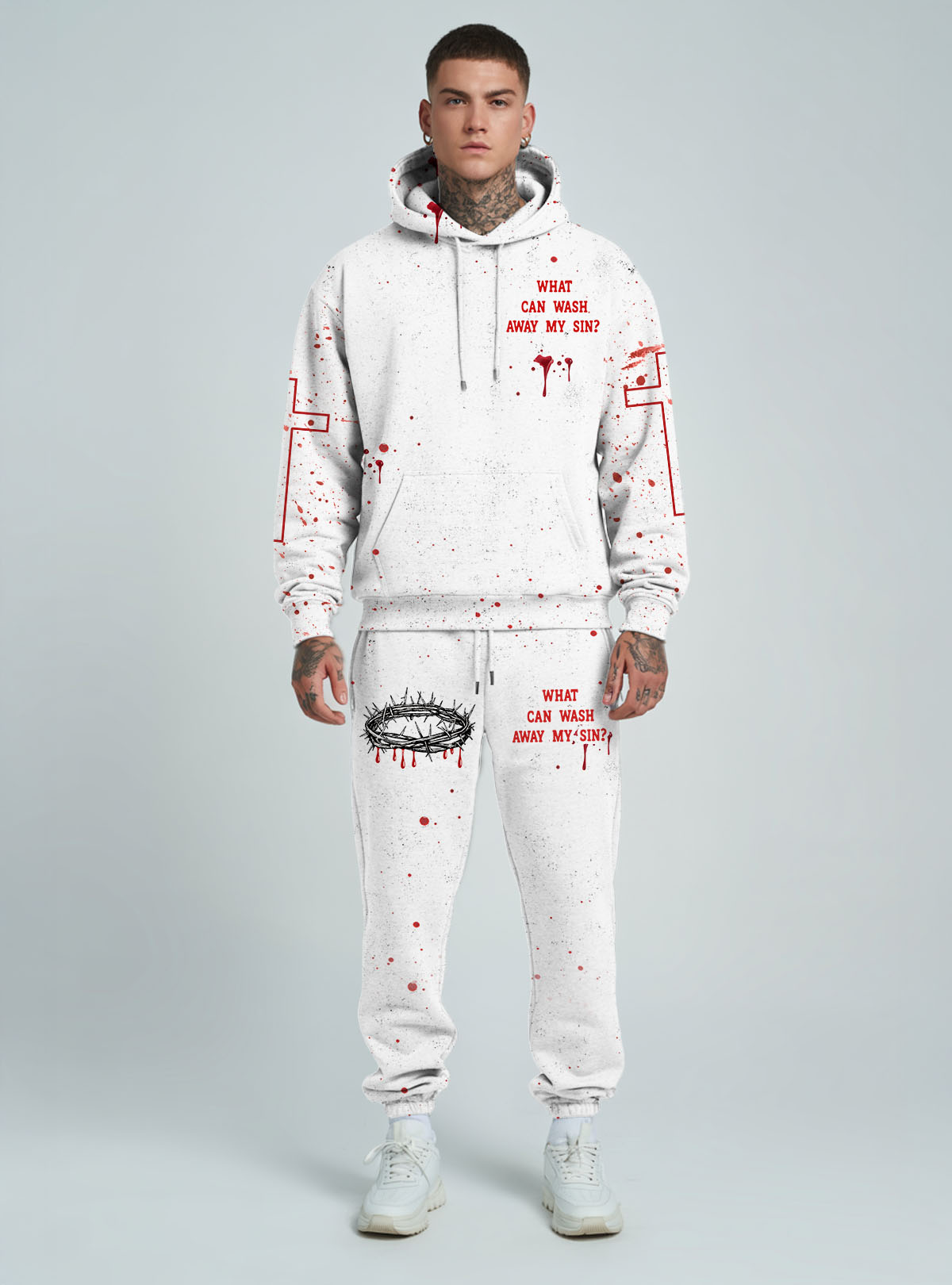 What Can Wash Away My Sin Hoodie & Jogger Set