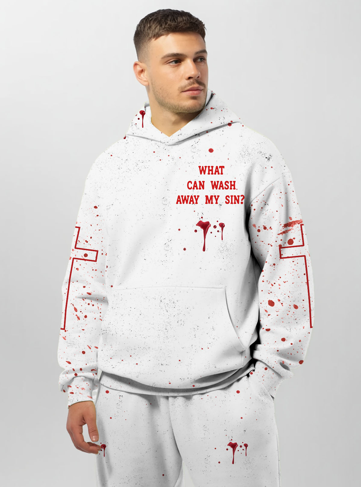 What Can Wash Away My Sin Hoodie & Jogger Set