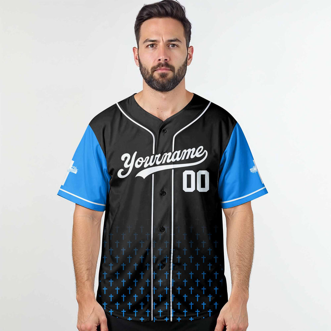 No Matter The Storm Baseball Jersey Personalized