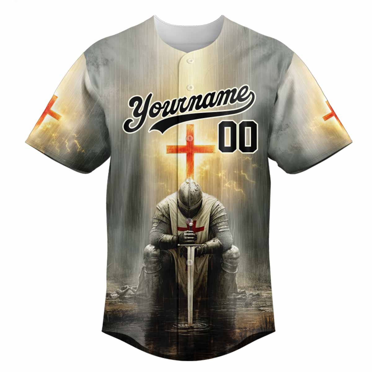 Put On The Full Armor Of God Baseball Jersey Personalized
