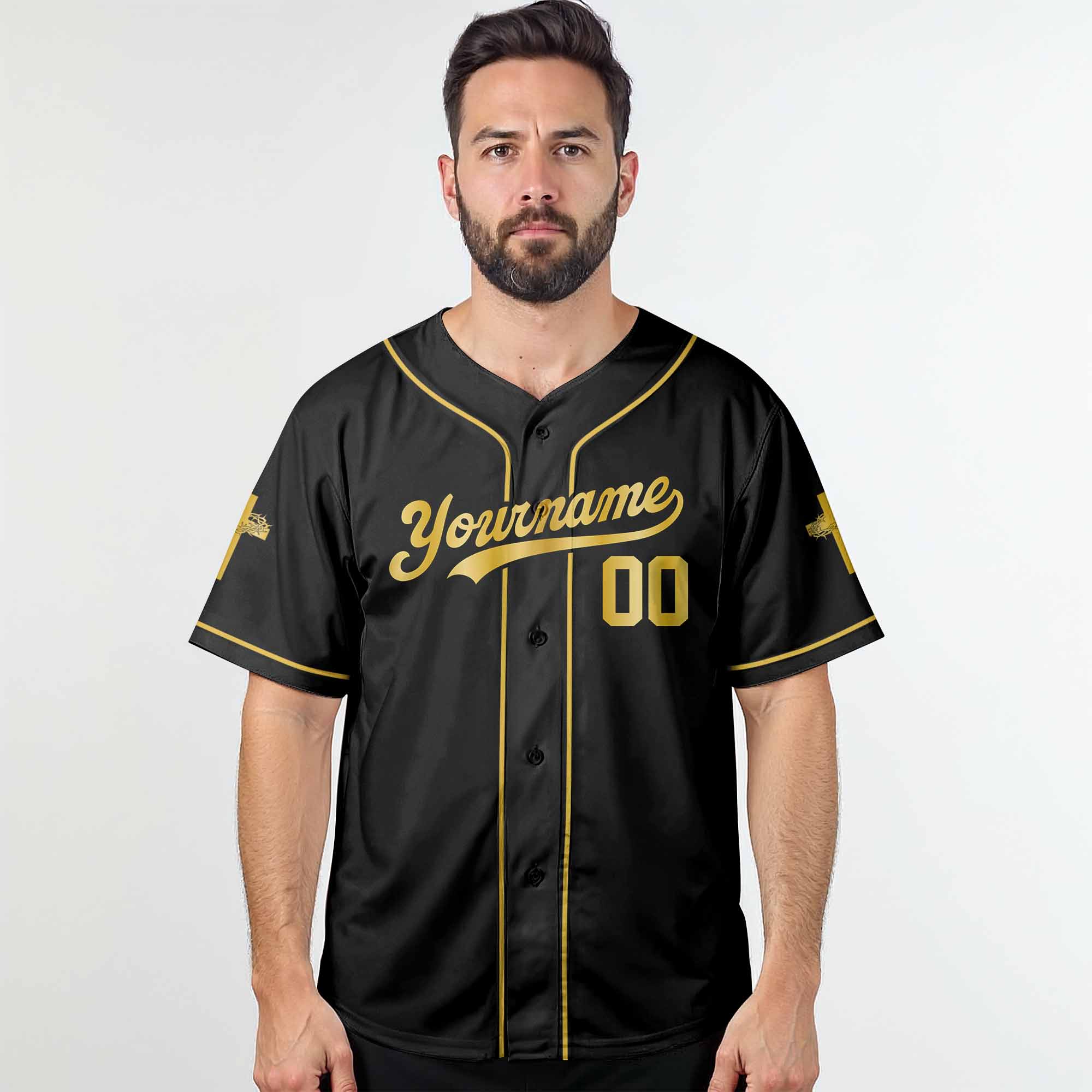 Jesus Is King Baseball Jersey Personalized