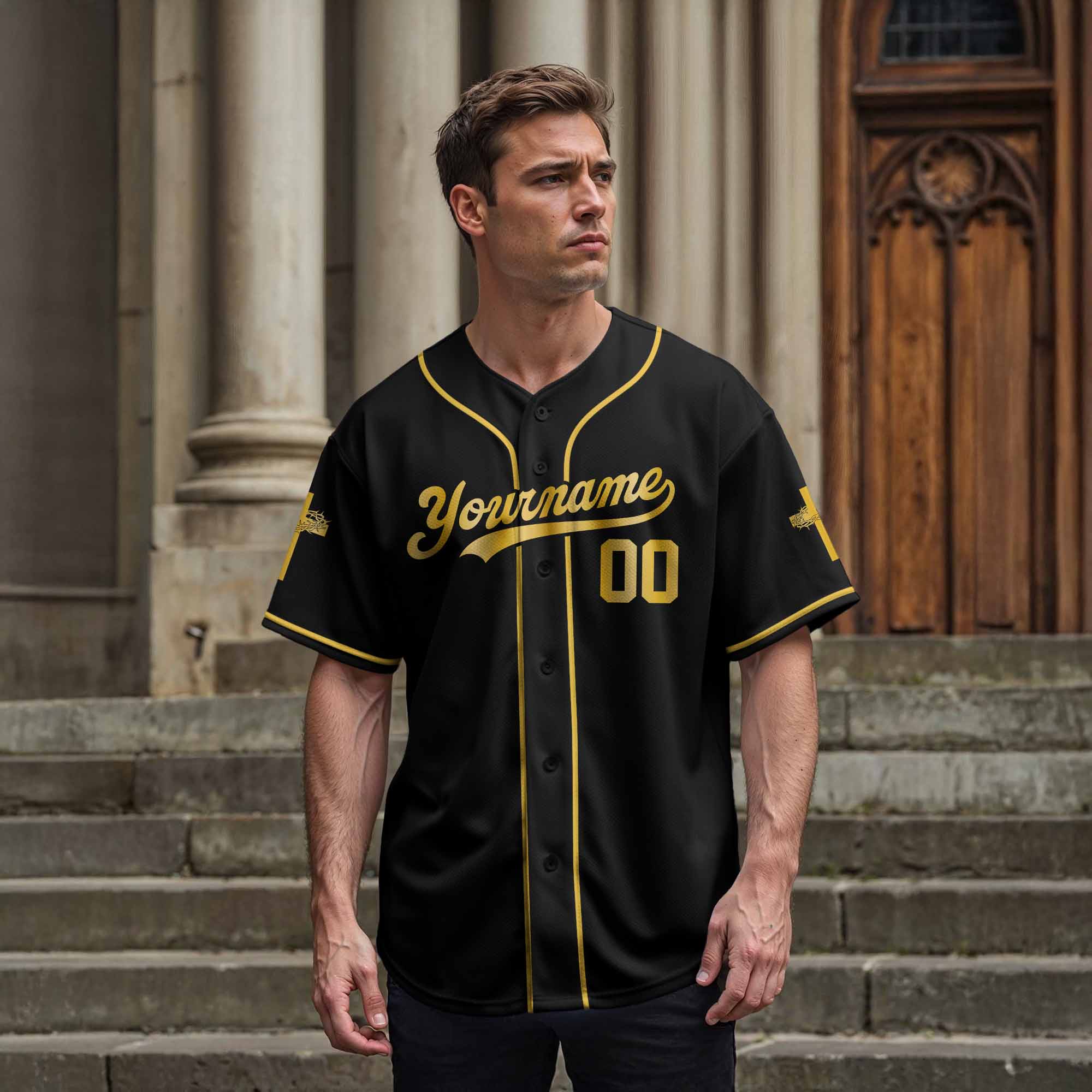 Jesus Is King Baseball Jersey Personalized