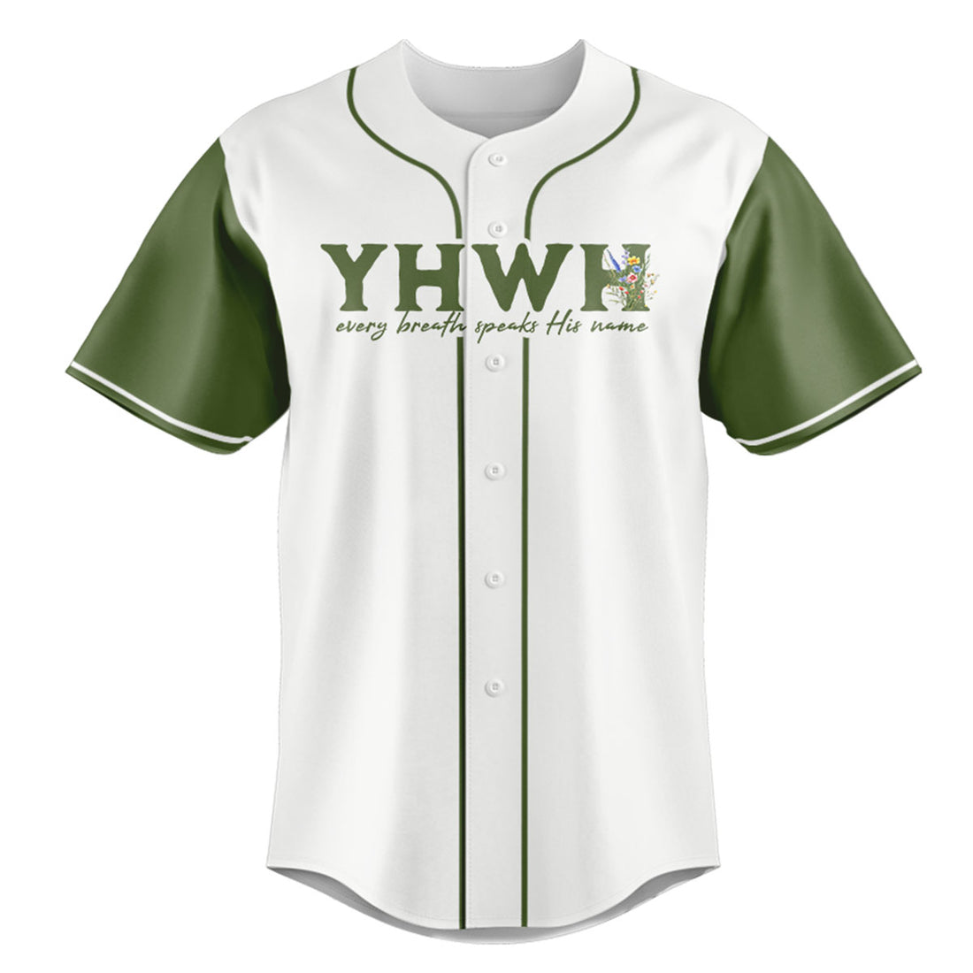 God Is Good Baseball Jersey