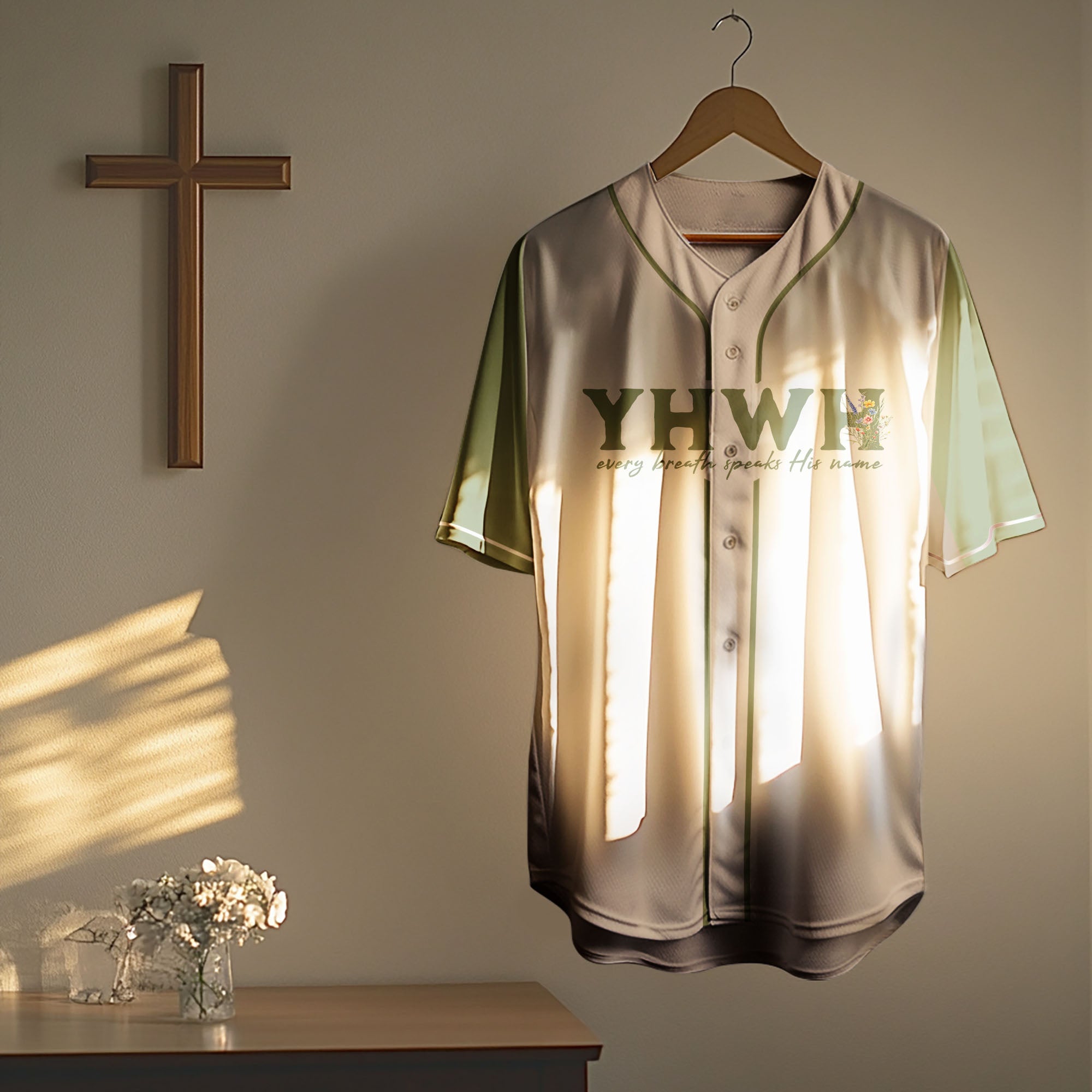 God Is Good Baseball Jersey
