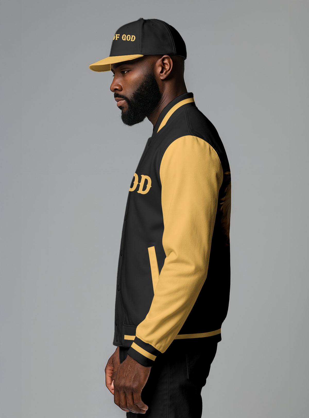 Majestic Lion Baseball Jacket