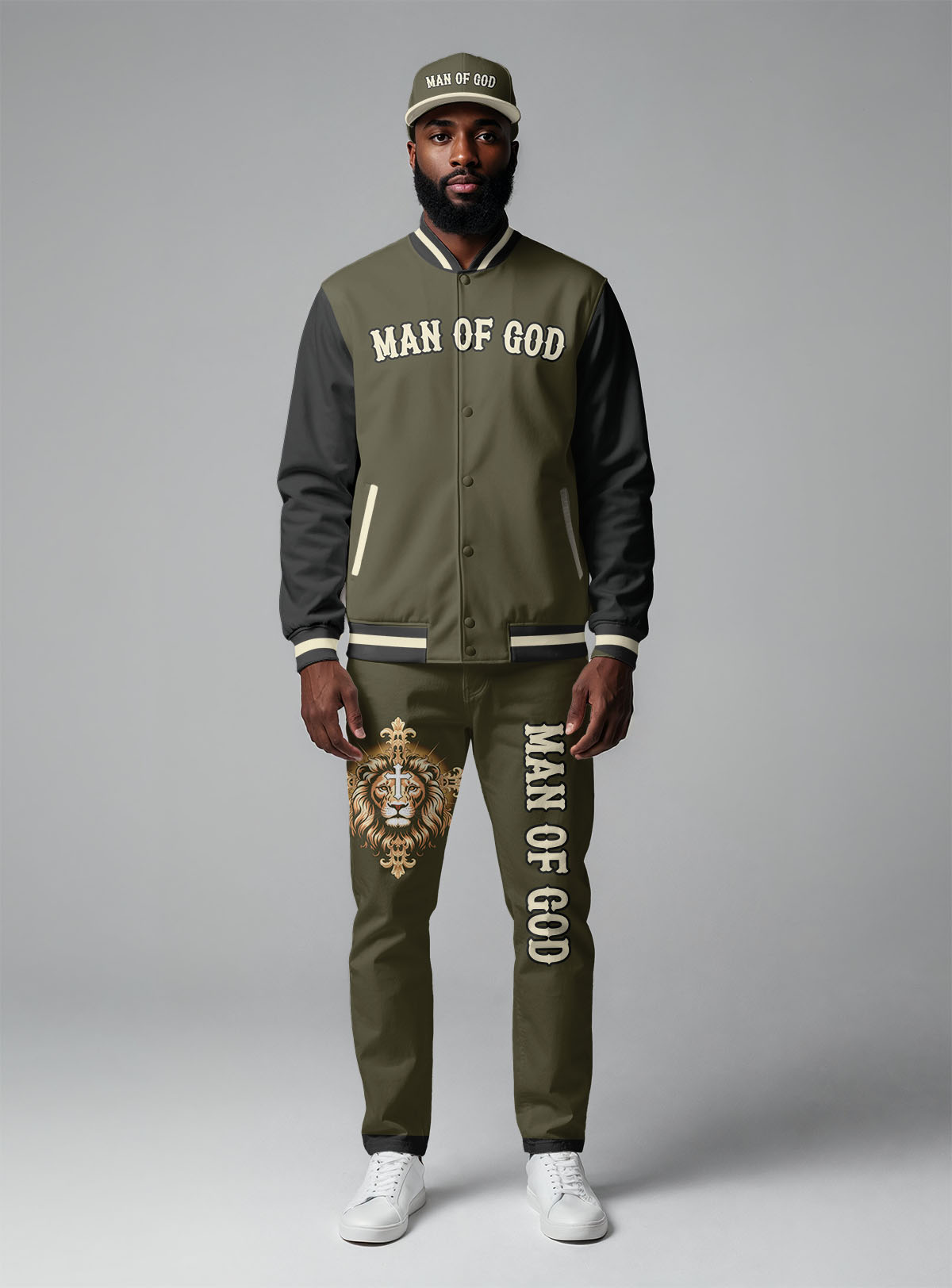 Jesus Power Baseball Jacket