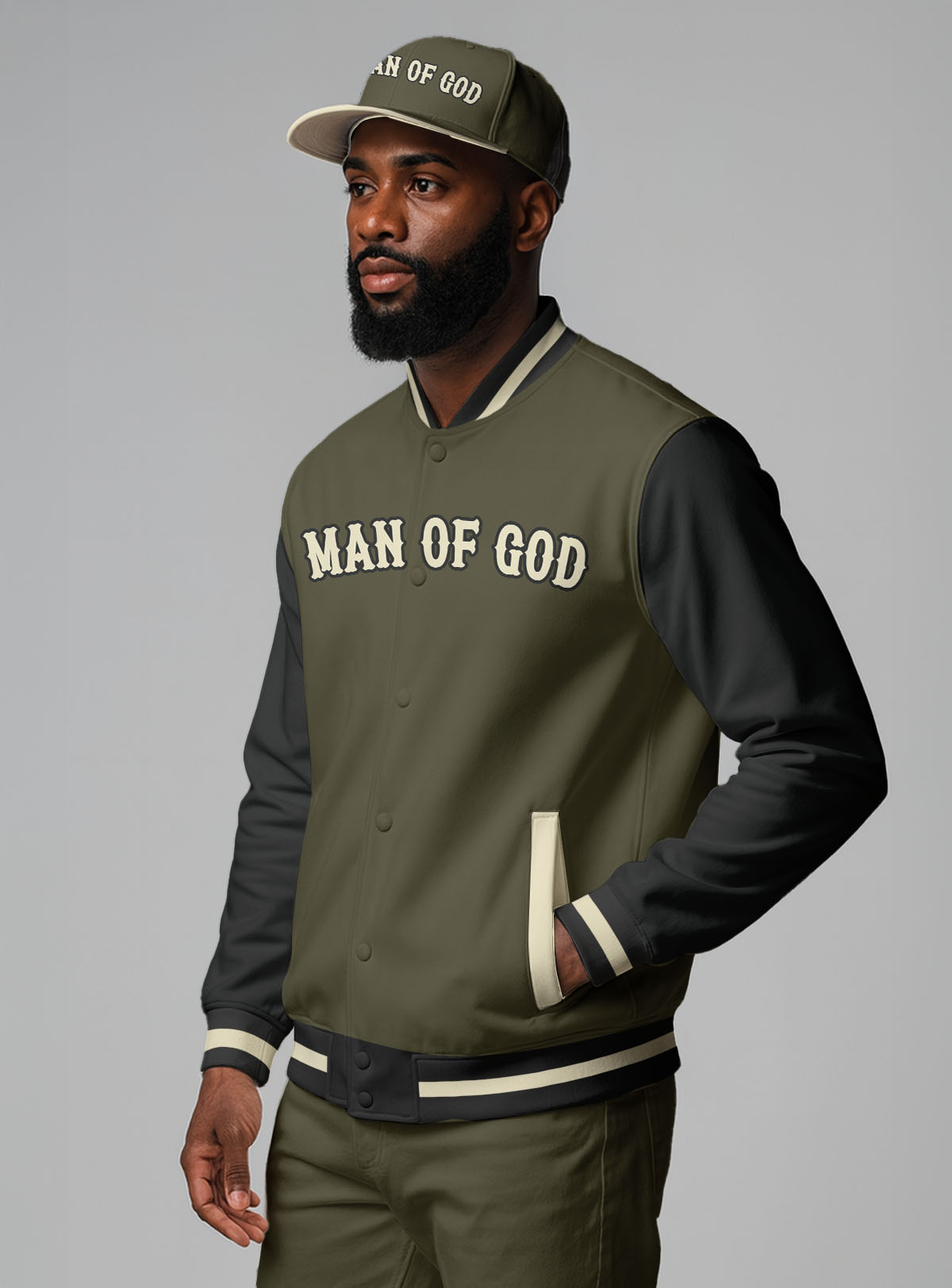 Jesus Power Baseball Jacket