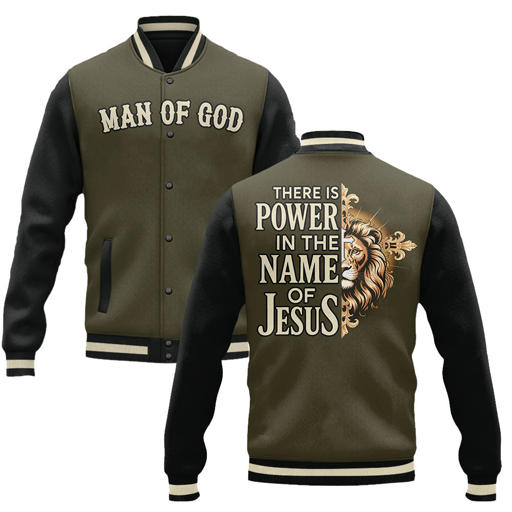 Jesus Power Baseball Jacket