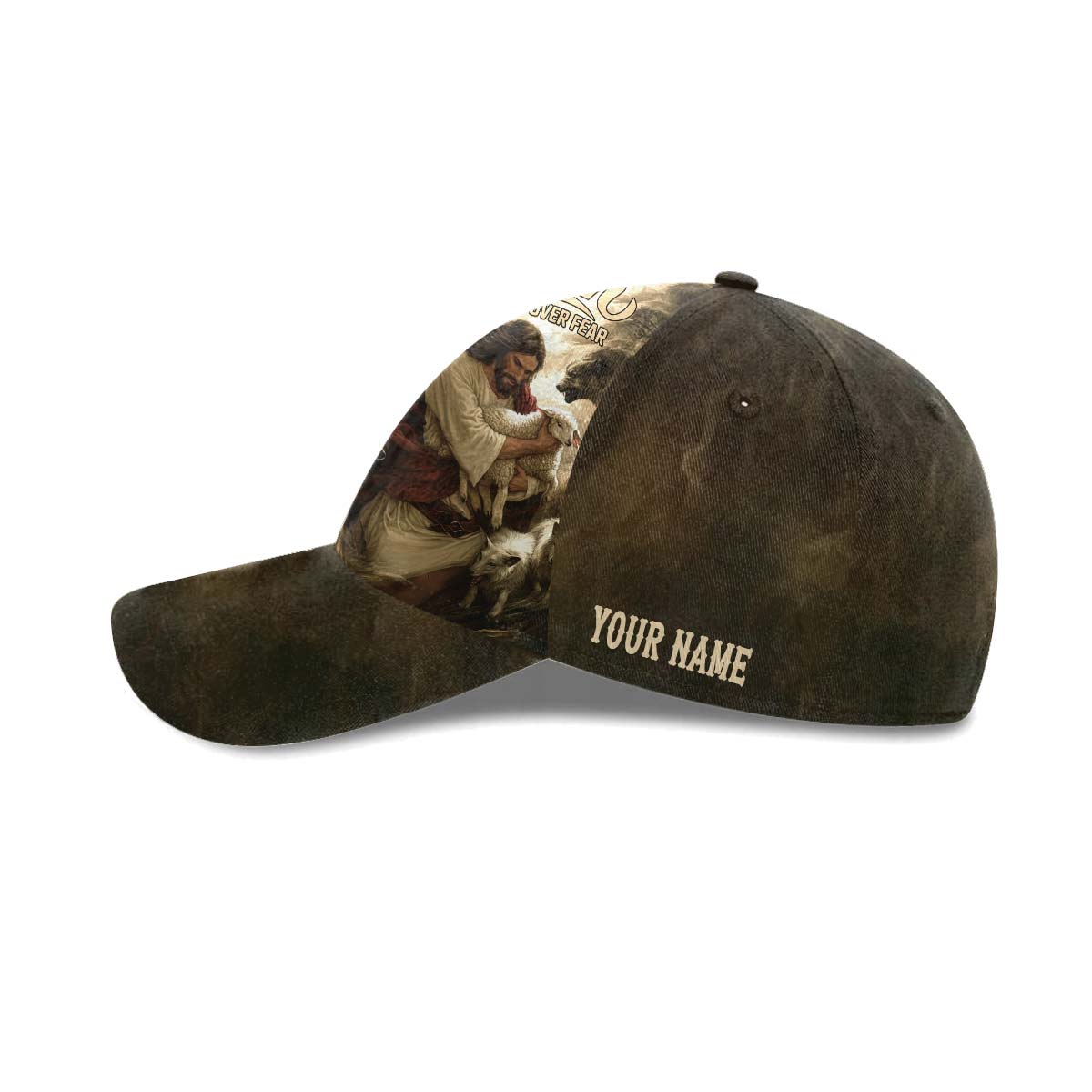 Jesus Protect the Lamp Baseball Cap