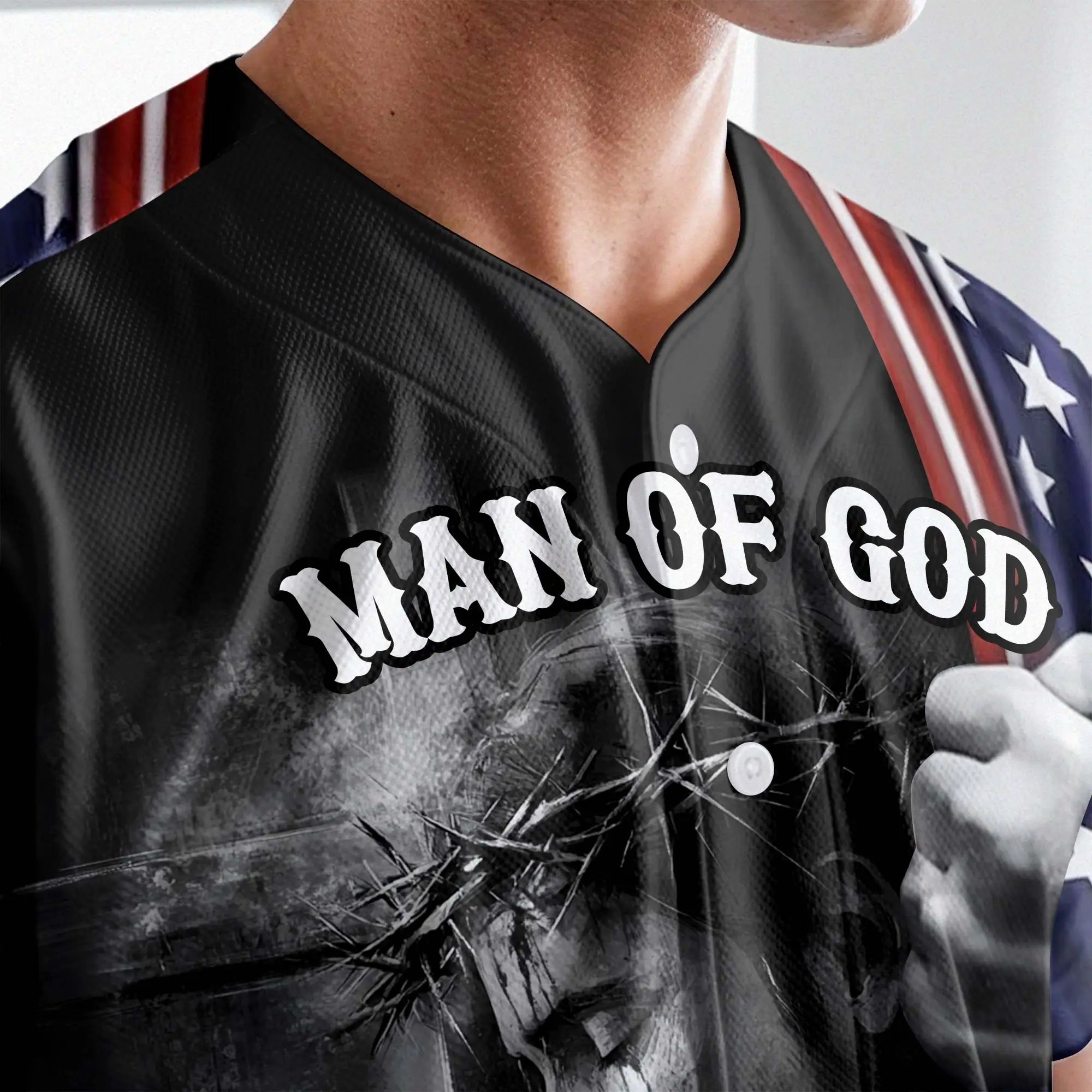 Make Jesus First Again Custom Name Baseball Jersey