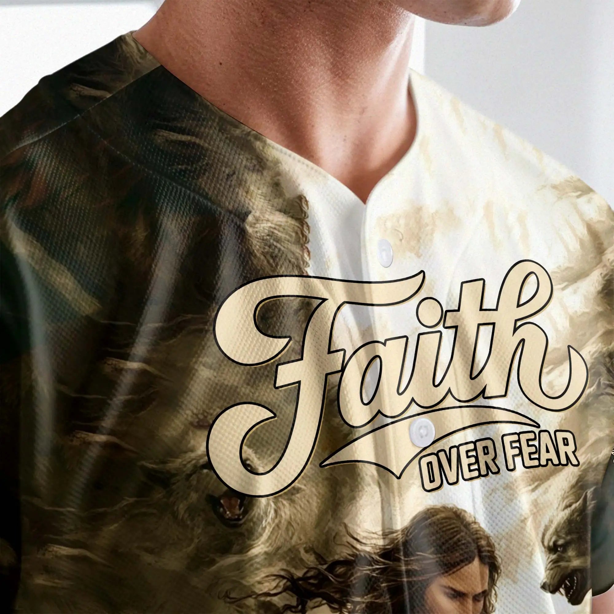Jesus Protect the Lamp Baseball Jersey Deal