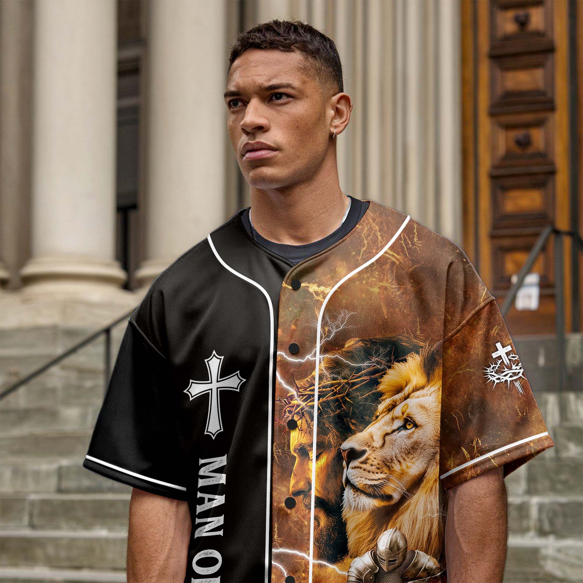 Jesus Dropped The Charges Baseball Jersey 2