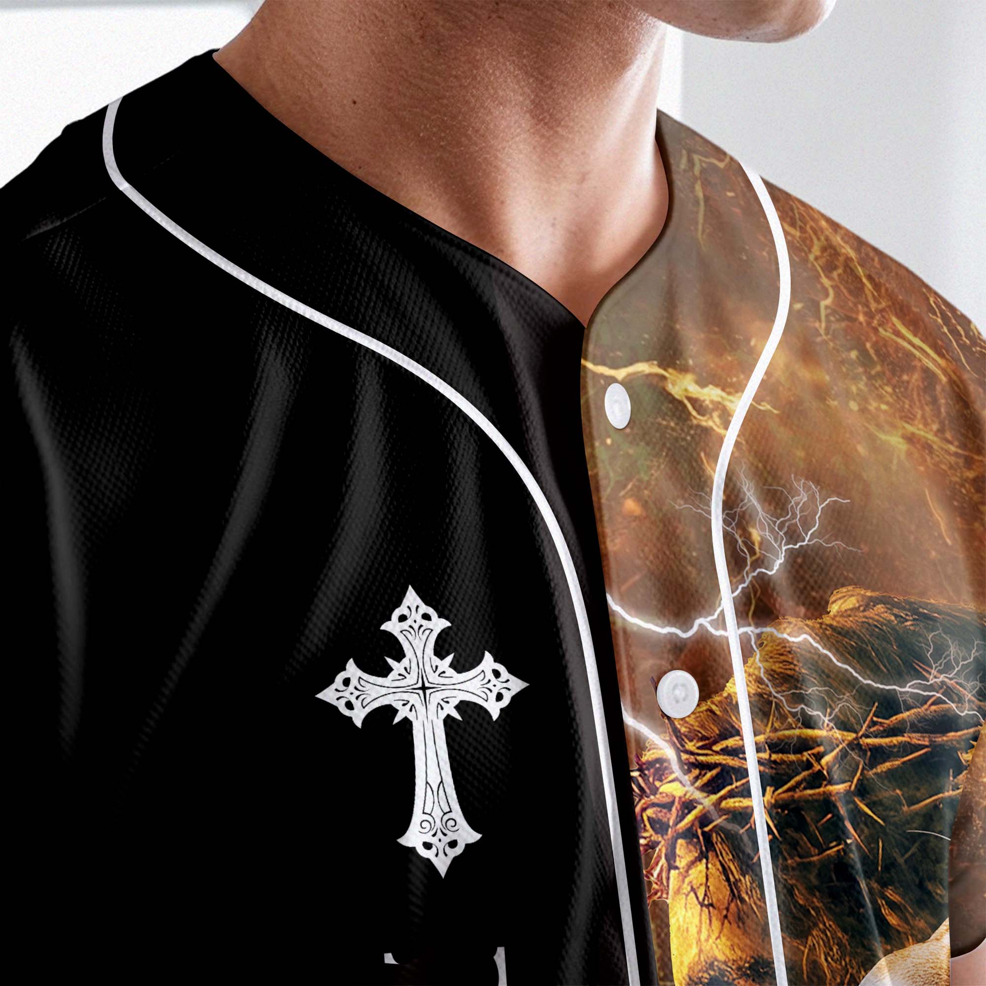 The Devil Saw Me With My Head Down Custom Name Baseball Jersey