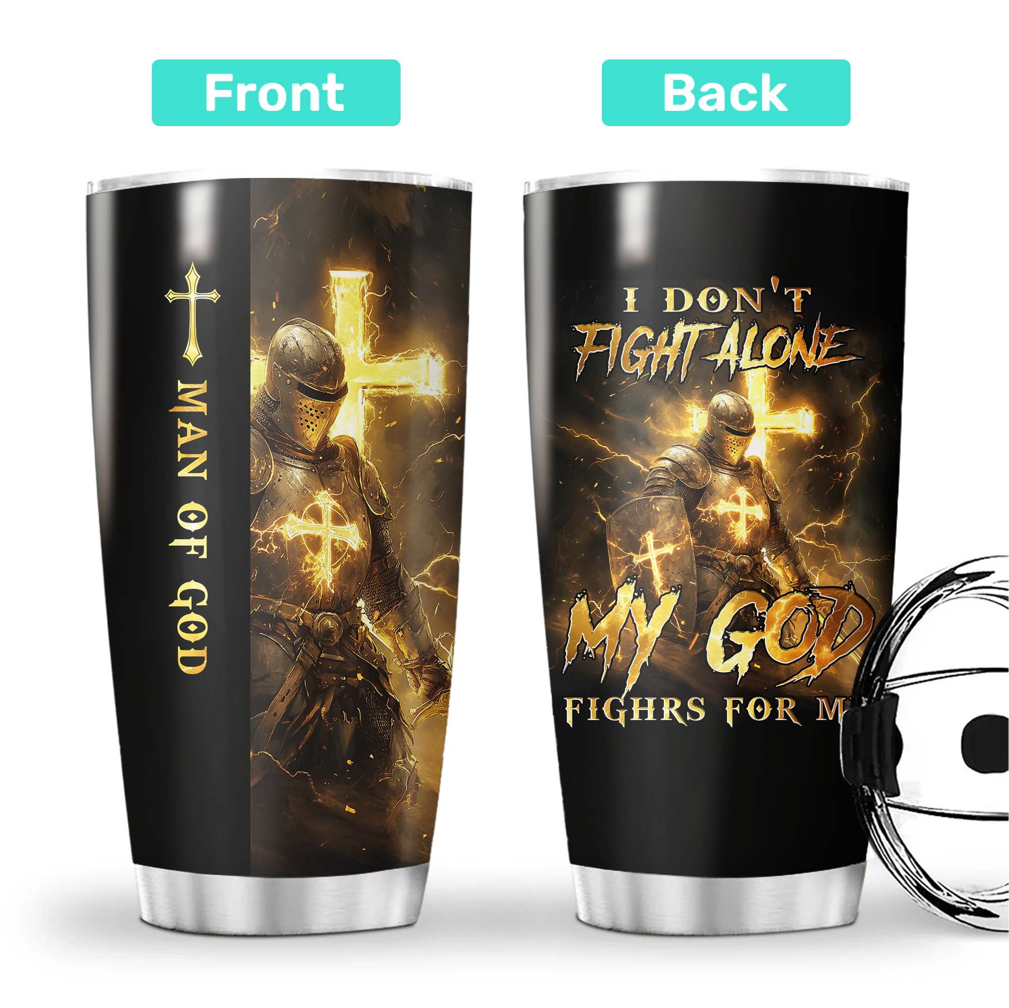 I Don't Fight Alone Tumbler