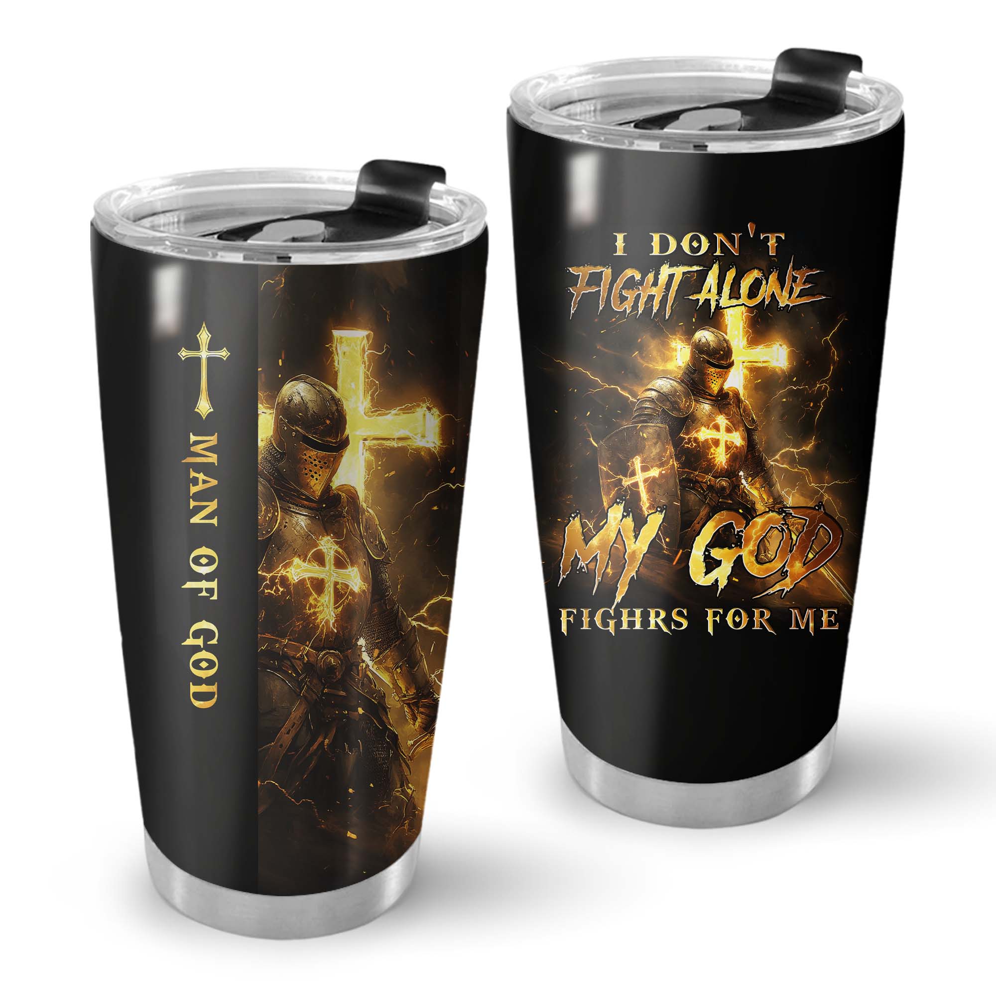 I Don't Fight Alone Tumbler