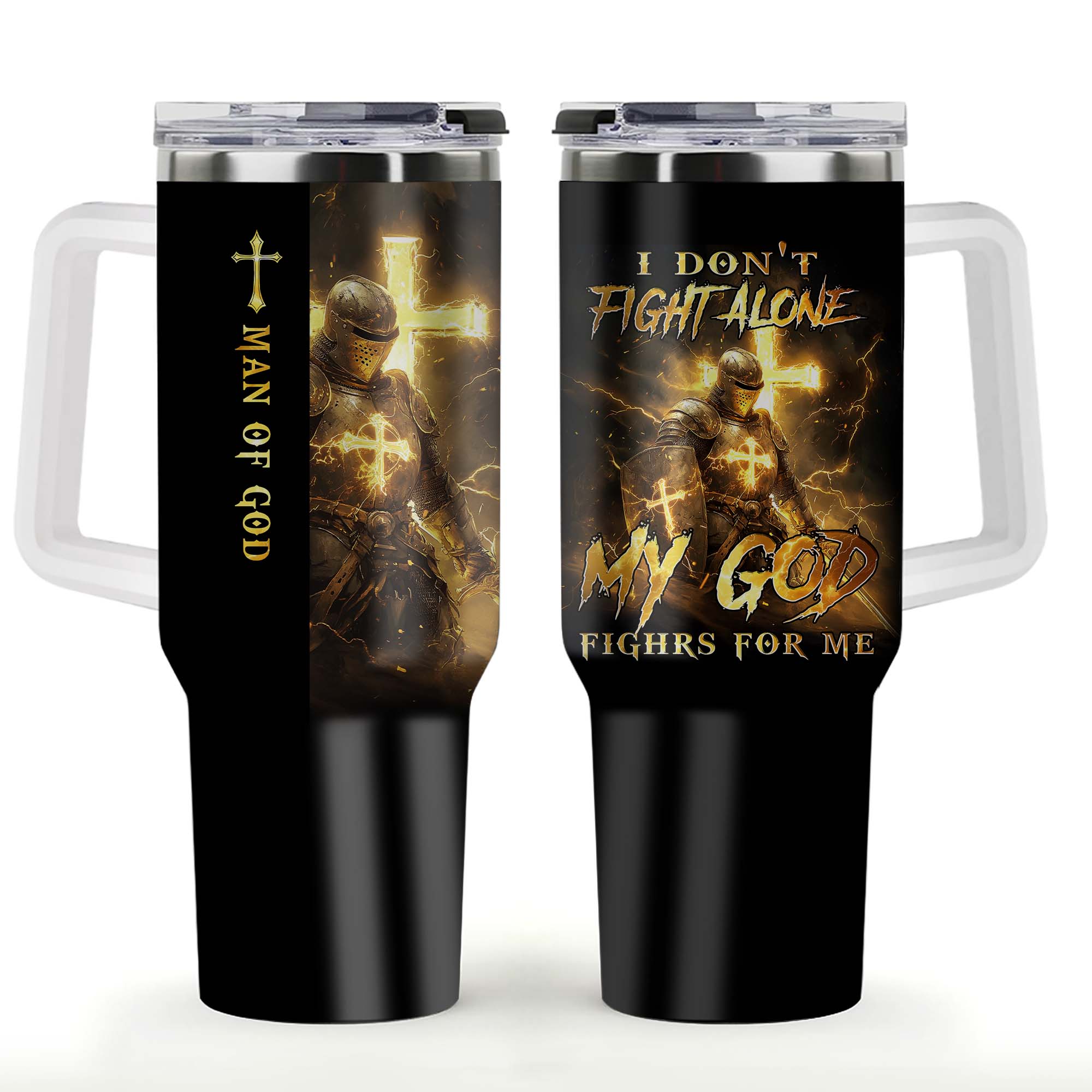 I Don't Fight Alone Tumbler