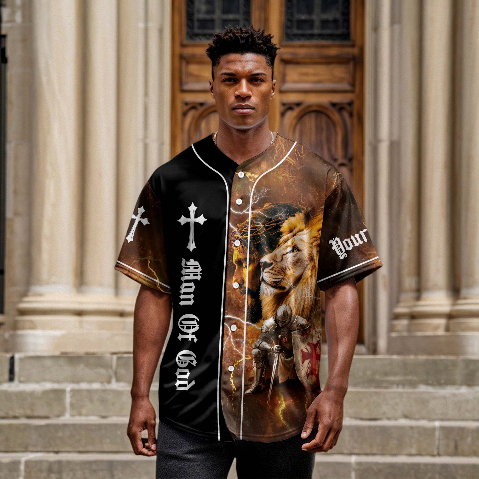 The Man The Son Custom Name Baseball Jersey