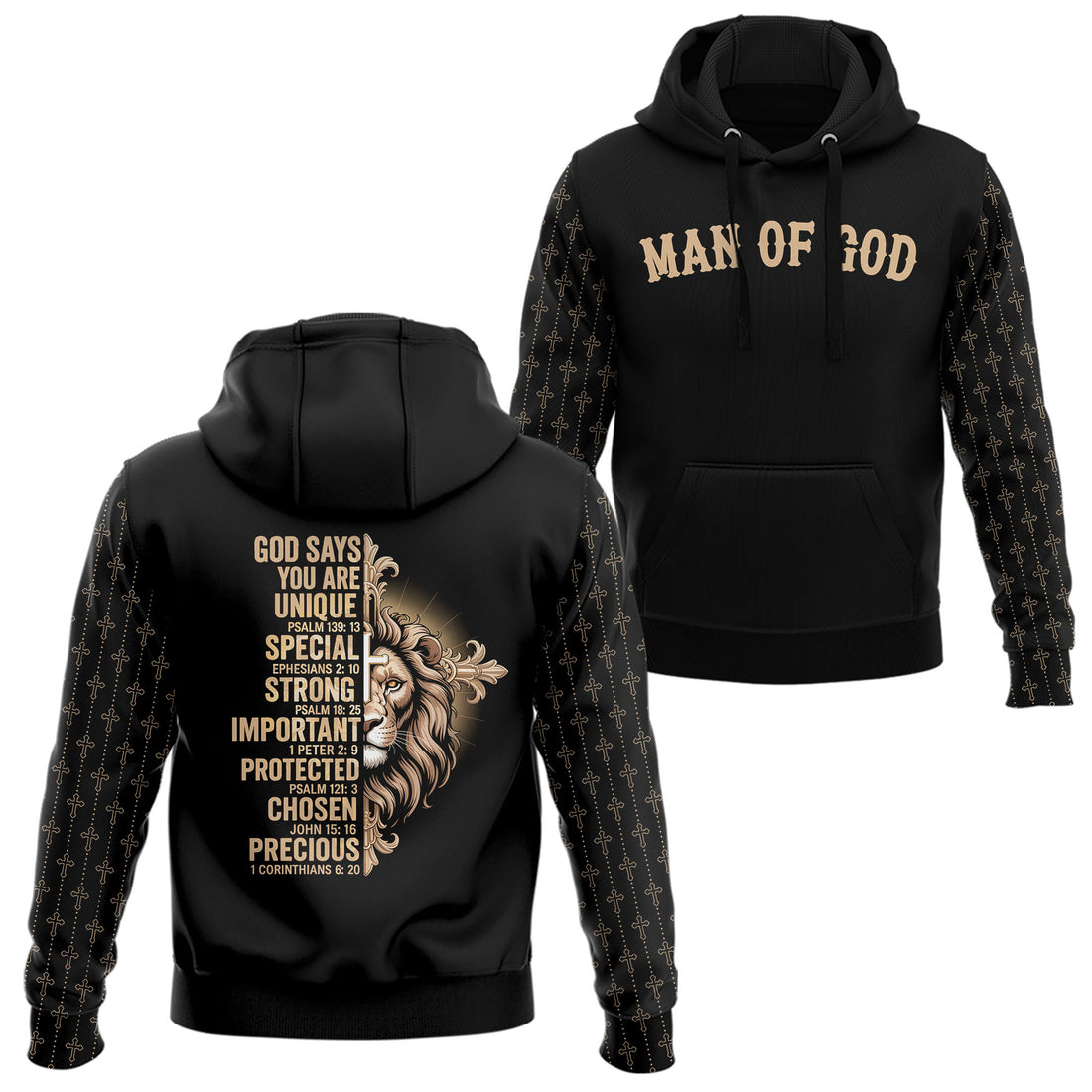 "Lion’s Creed" Hoodie & Jogger Set