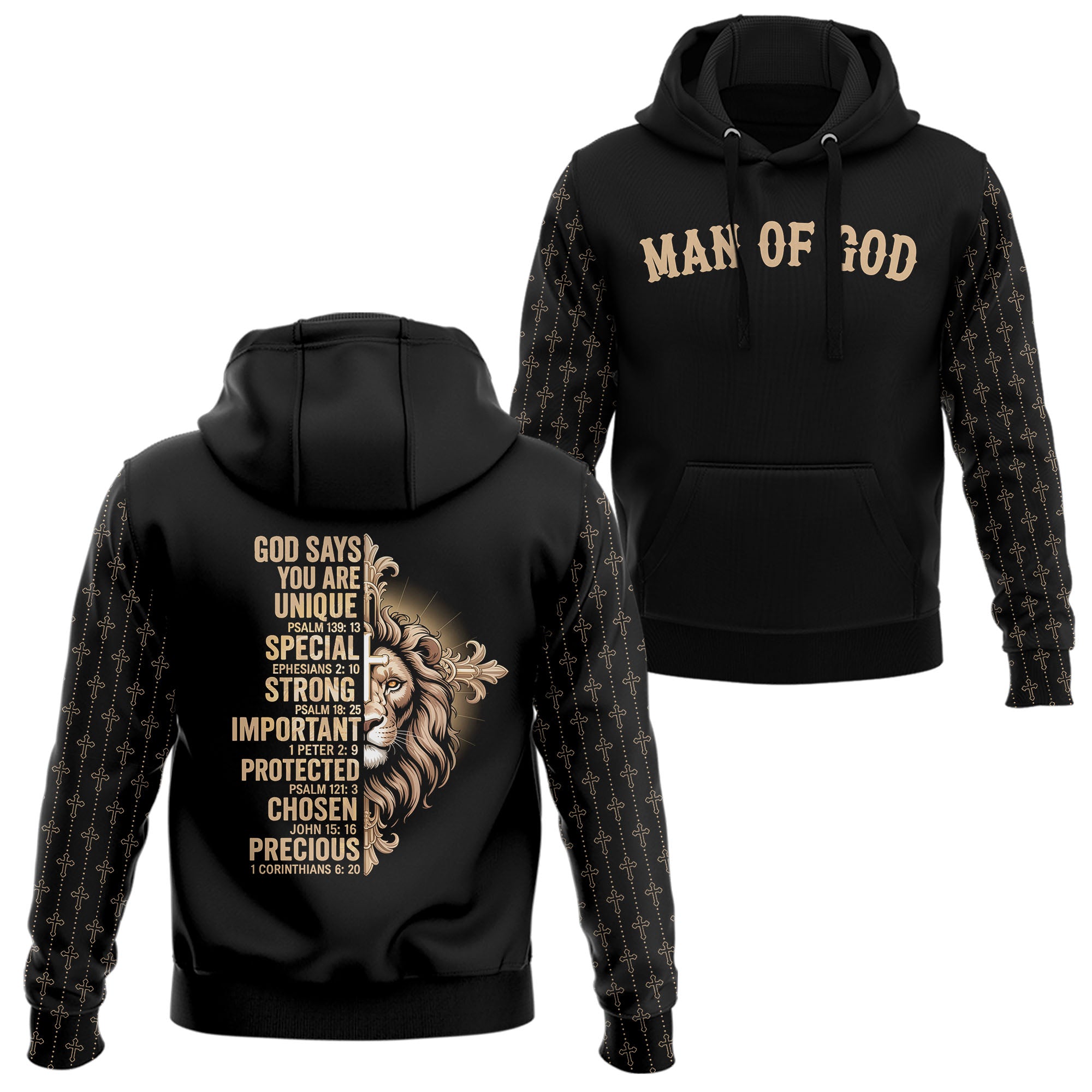 "Lion’s Creed" Hoodie & Jogger Set